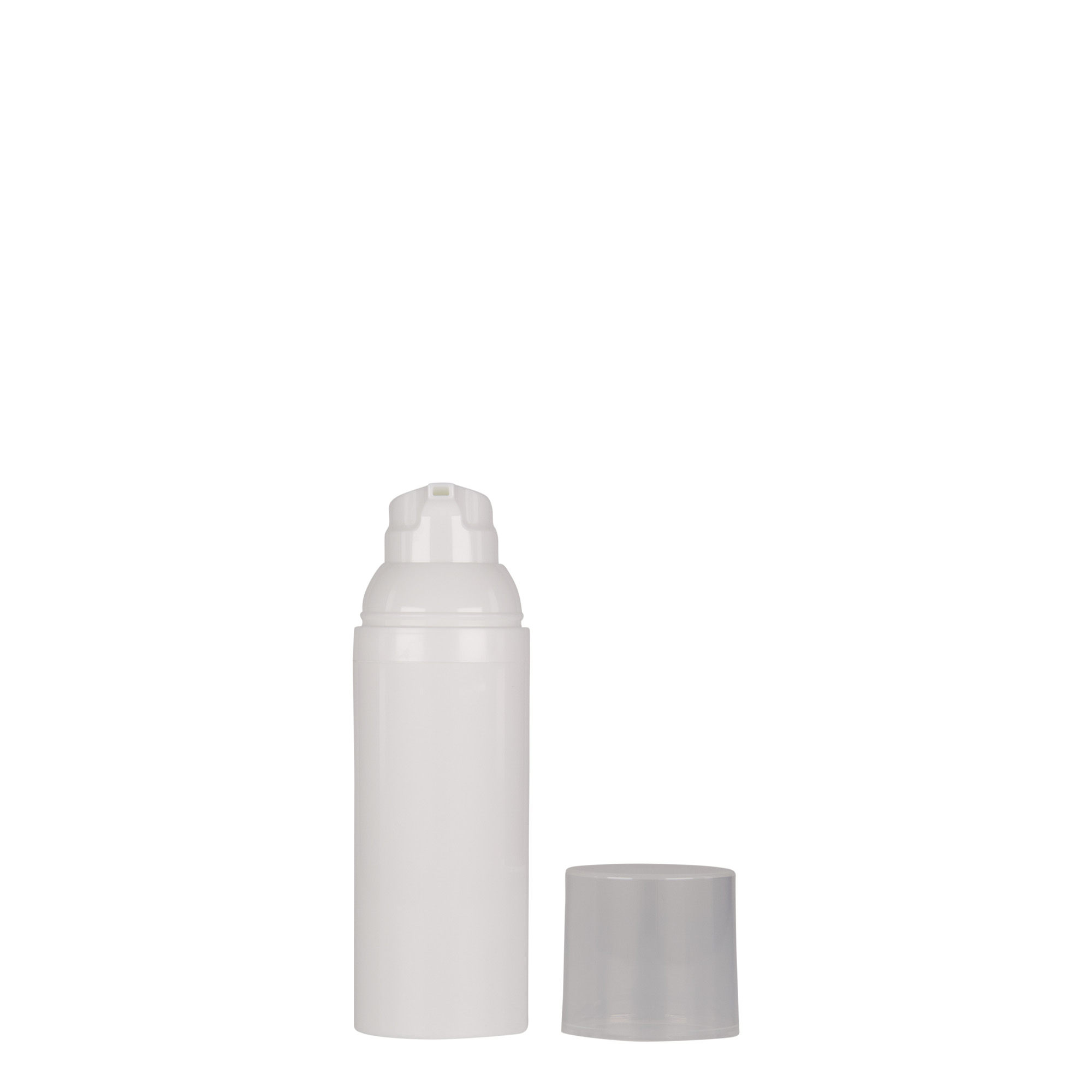 50 ml Airless диспенсер „Mezzo“, PP-пластика, бела