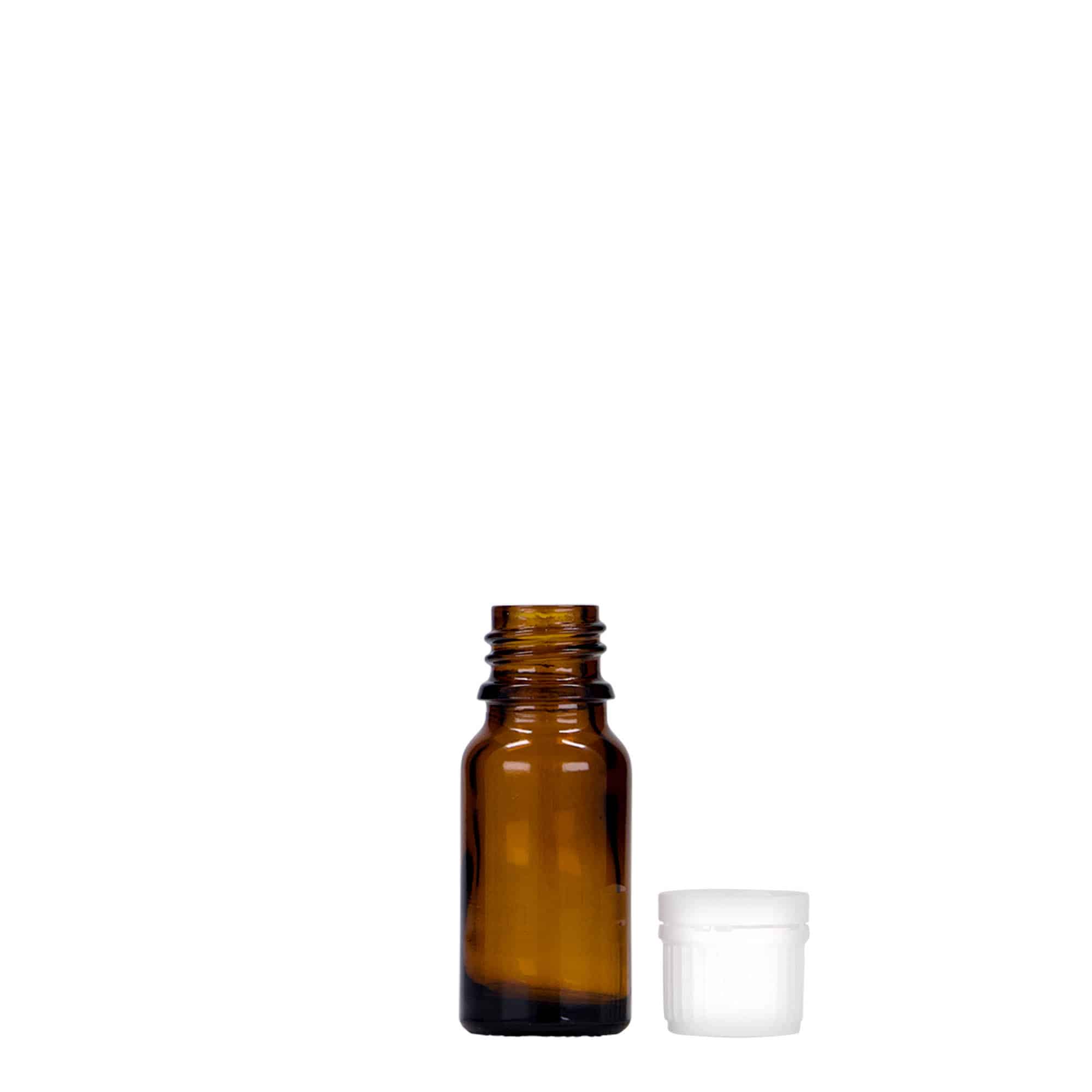 10 ml медицинска шишенце, стакло, кафеава, отвор: DIN 18