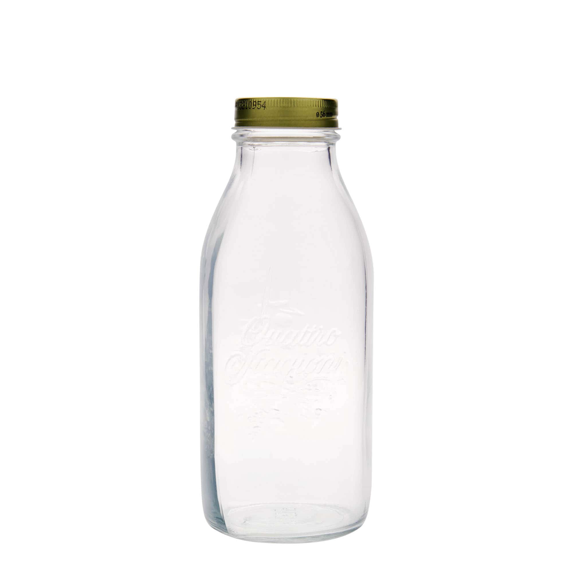 1.000 ml стаклена шише „Quattro Stagioni“, отвор: навртка за затворање