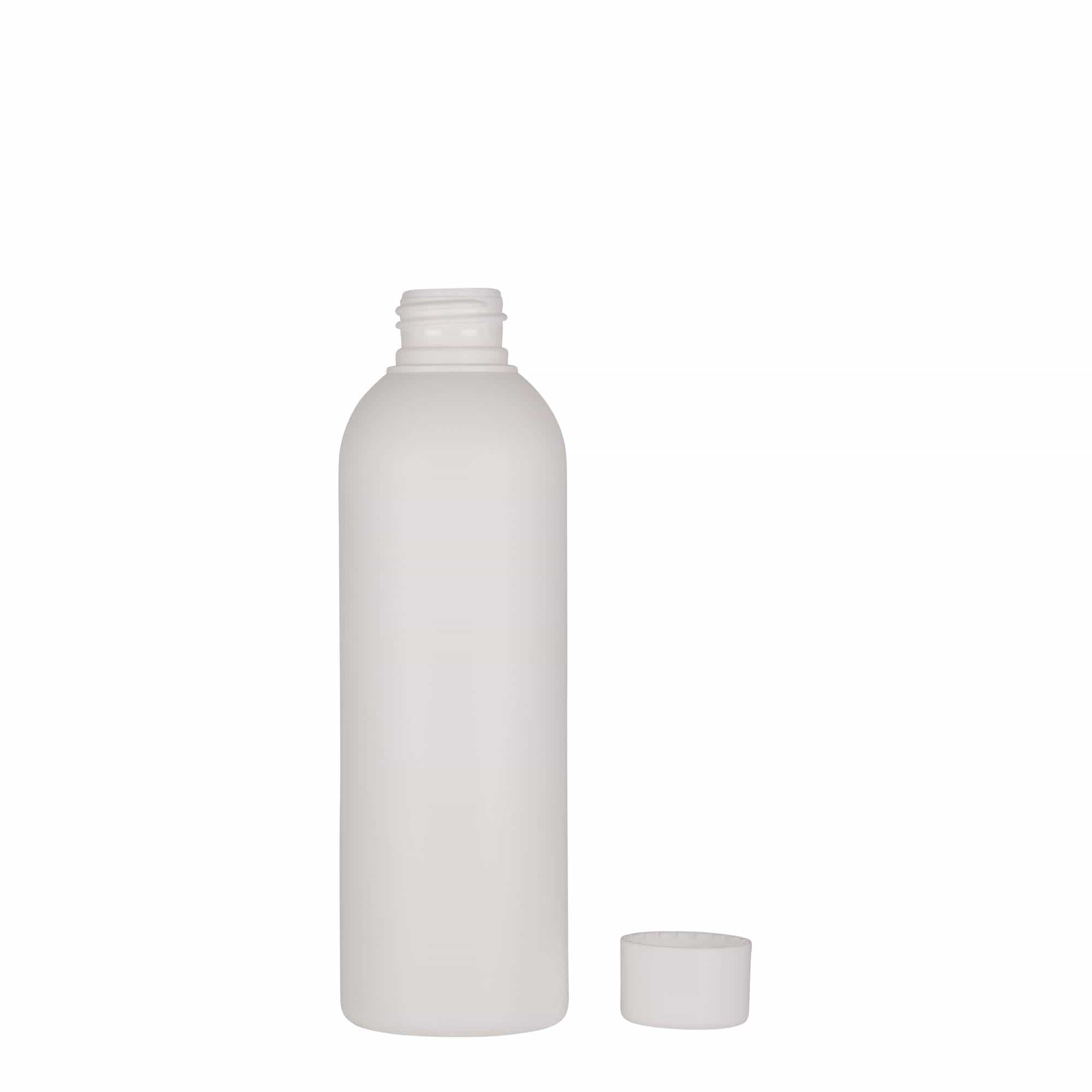 200 мл пластична шише 'Tuffy', HDPE, бела, отворање: 24/410