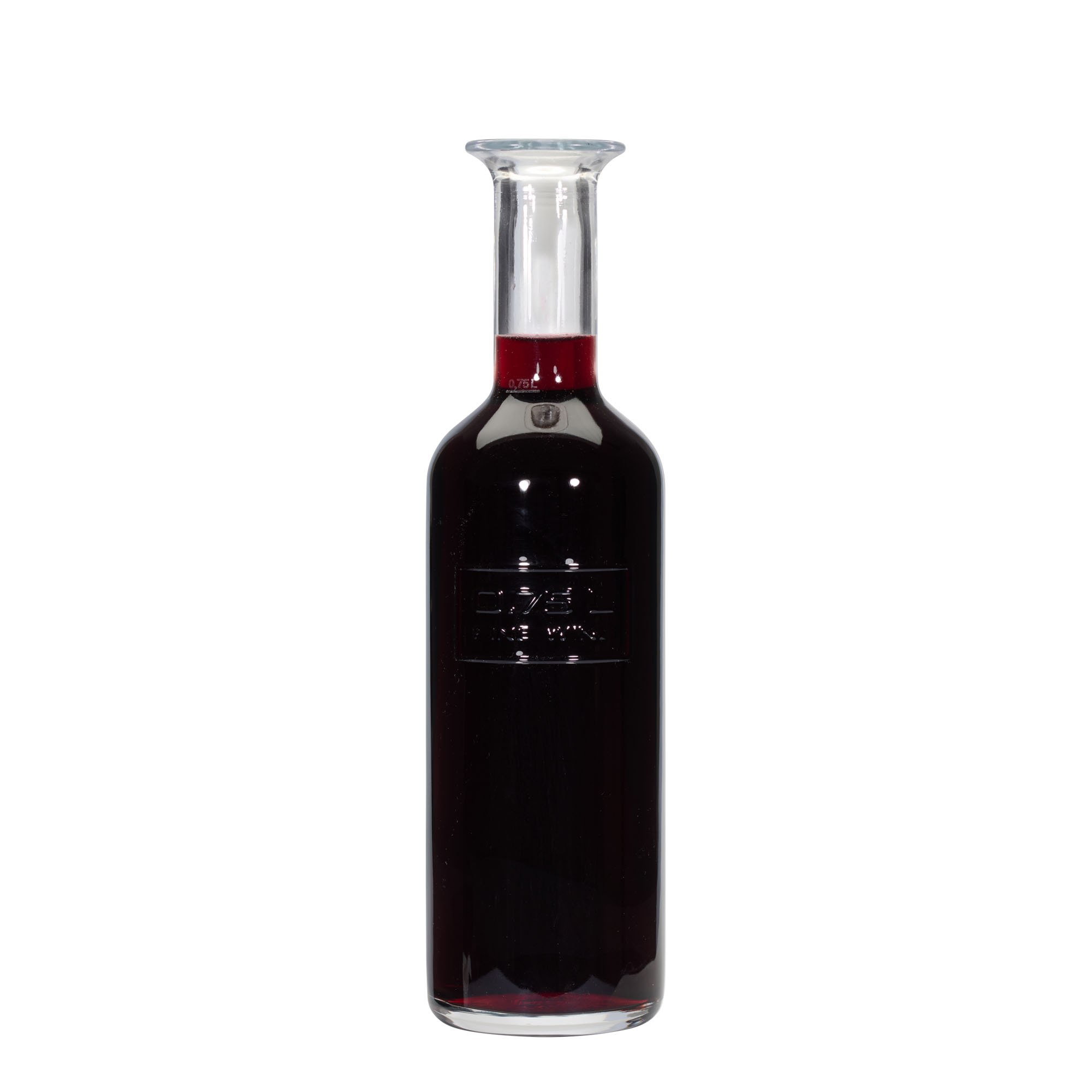 750 мл стаклена шише 'Optima Fine Wine', отвор: корк