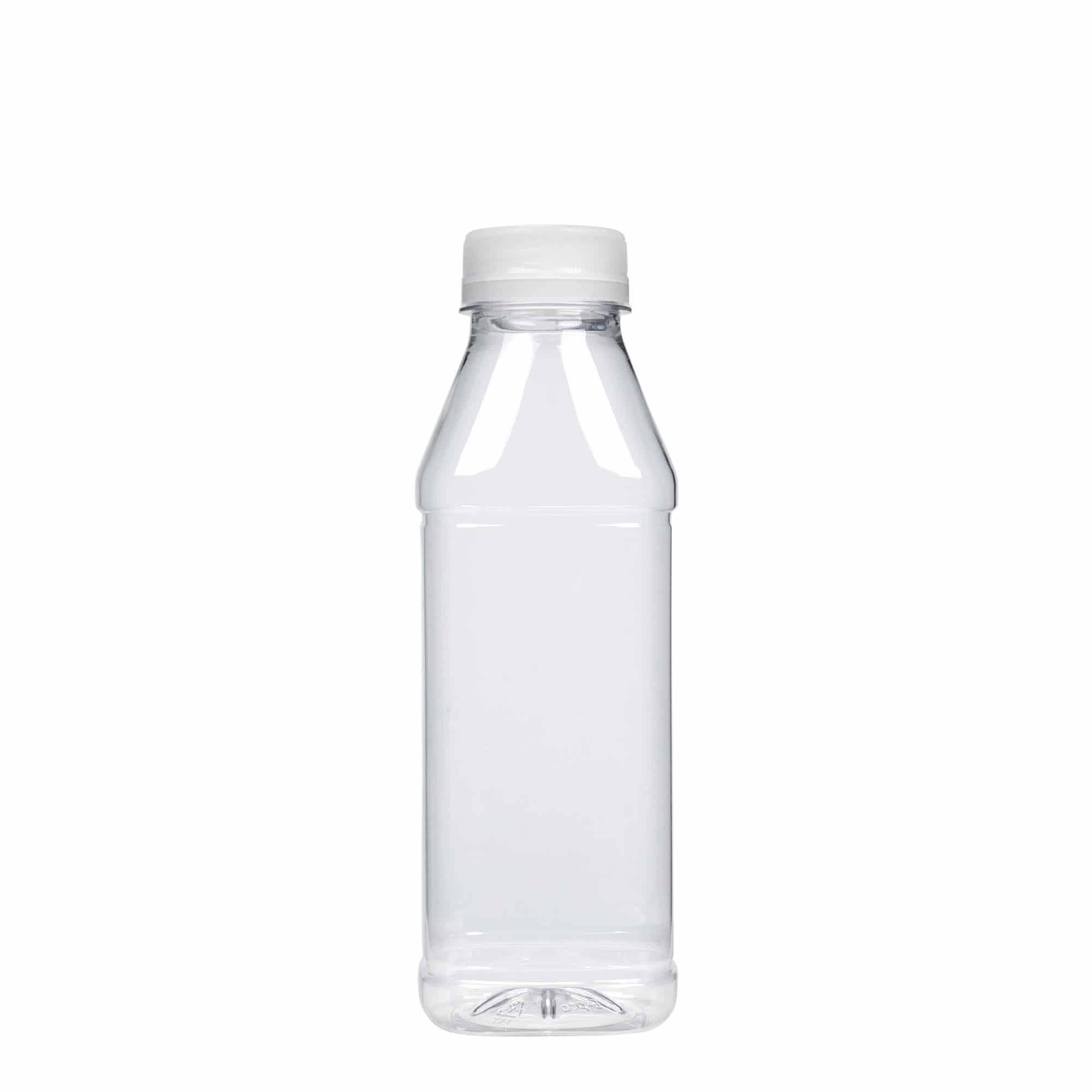 500 ml PET-Шише 'Milk and Juice Carré', квадратно, пластика, отворање: 38 мм
