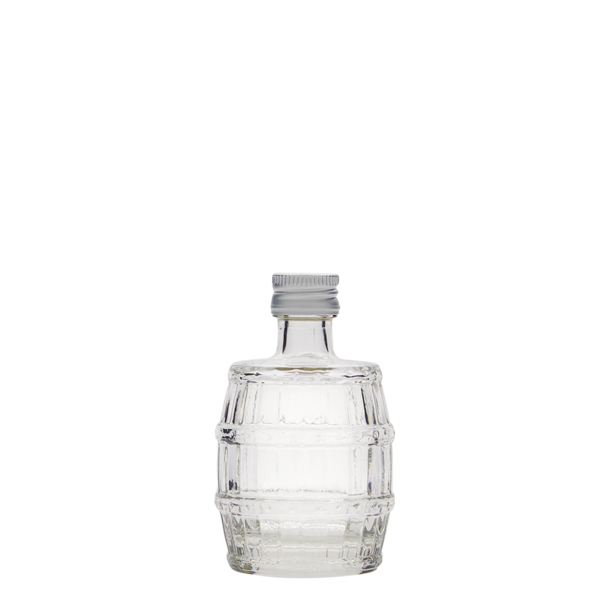 50 ml стаклена шише „Буре“, отвор: PP 18