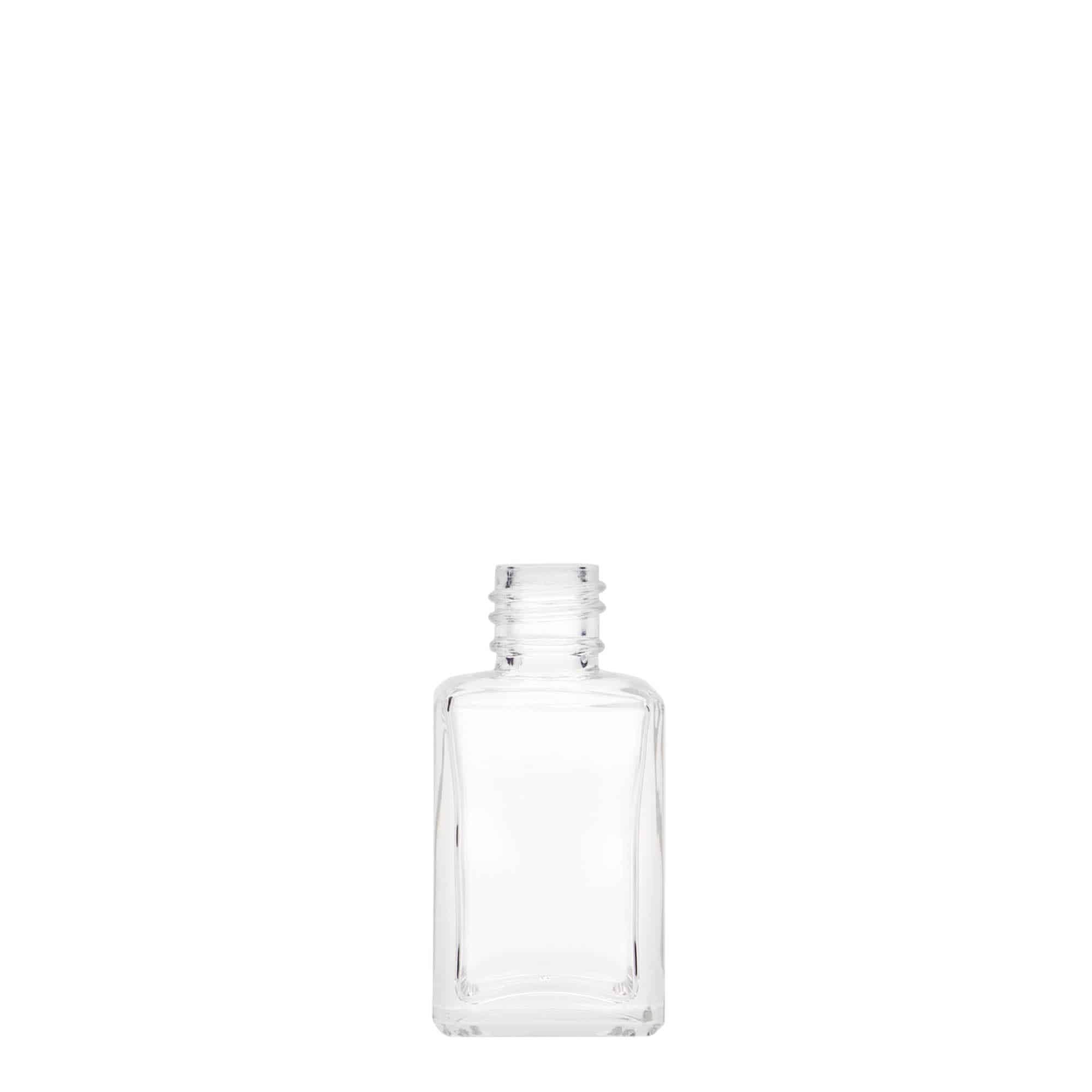 30 ml стаклена шише „Таме“, квадратна, отворање: PP 18