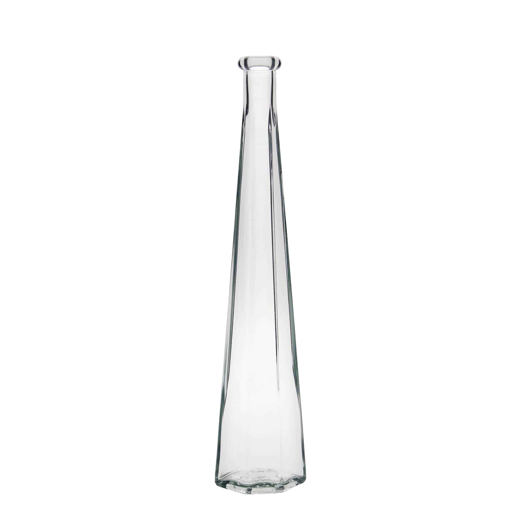 200 ml стаклена шише „Dama Sexta“, шестострана, грло: тапа