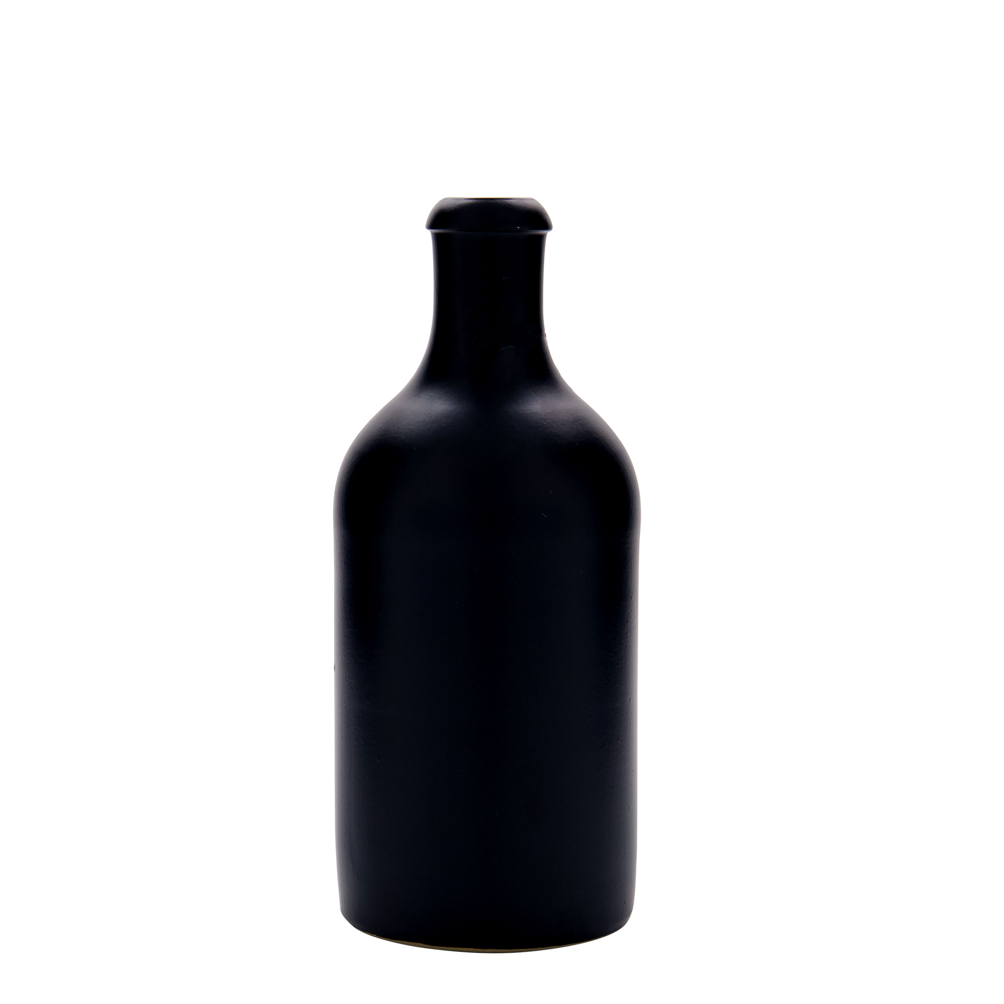 500 ml керамичка џезва, камена глазура, црна, отвор: затворач со шарка