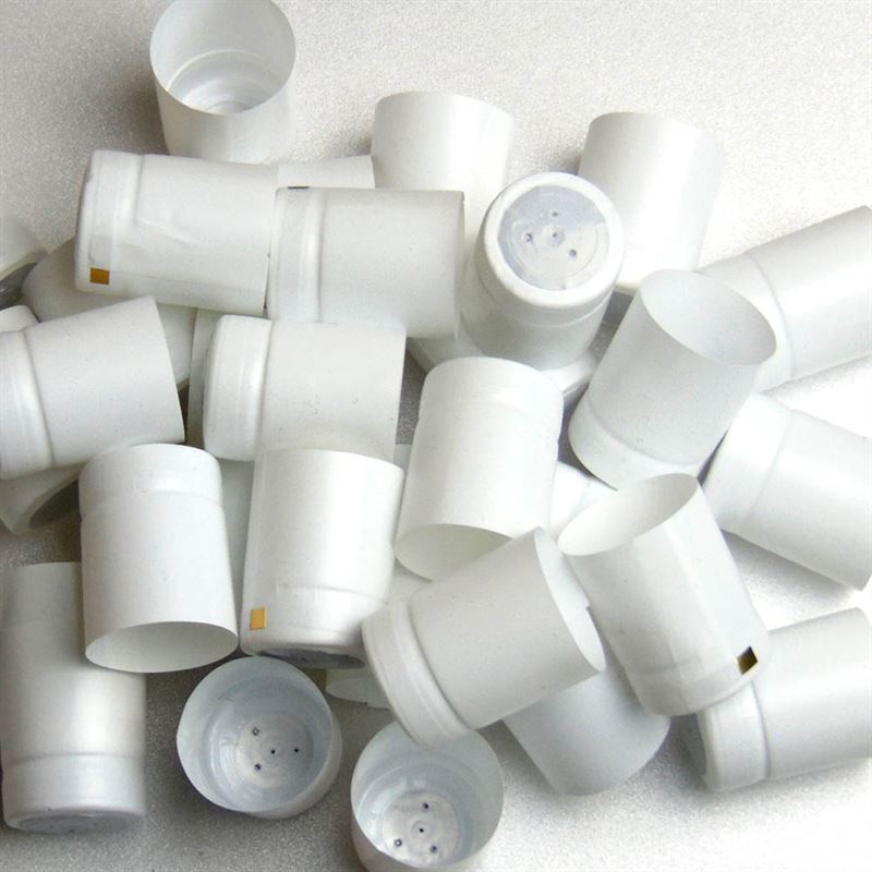 Сврзувачка капсула 32x41, PVC-пластика, бела