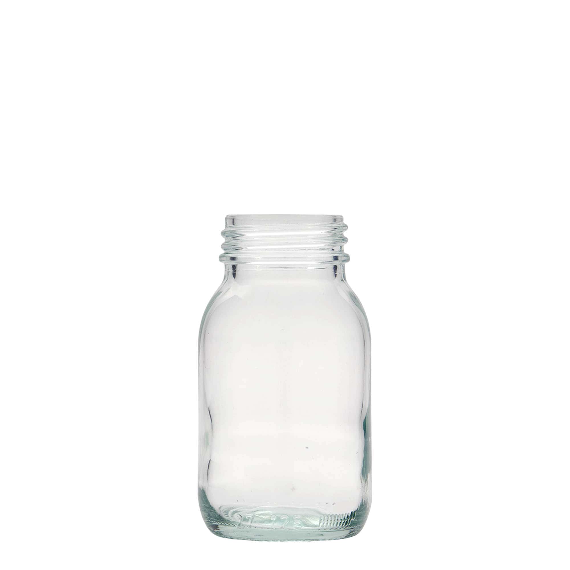 125 ml шира вратна тегла, отвор: DIN 40