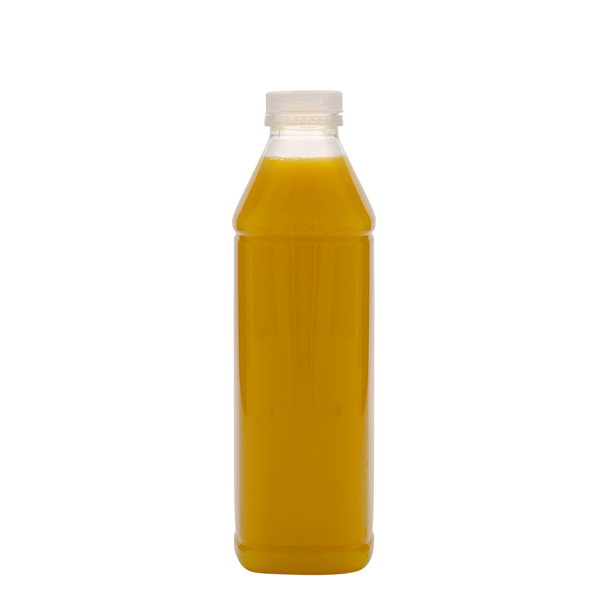 1.000 ml PET шише „Milk and Juice Carré“, квадратно, пластика, отвор: 38 мм