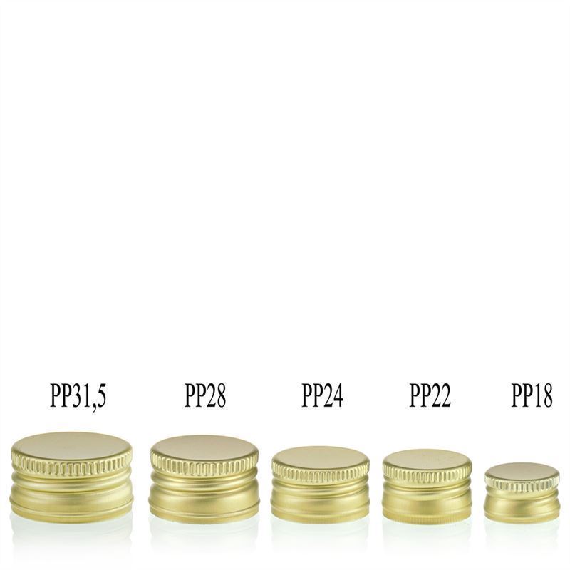 Навртка, метал, златна, за отвор: PP 18