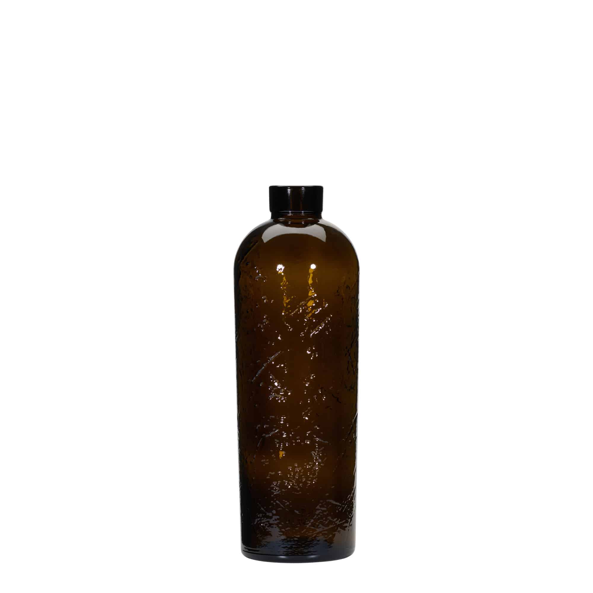 700 мл Wildly Crafted стаклена шише 'Natural', кафеава, отворање: корк