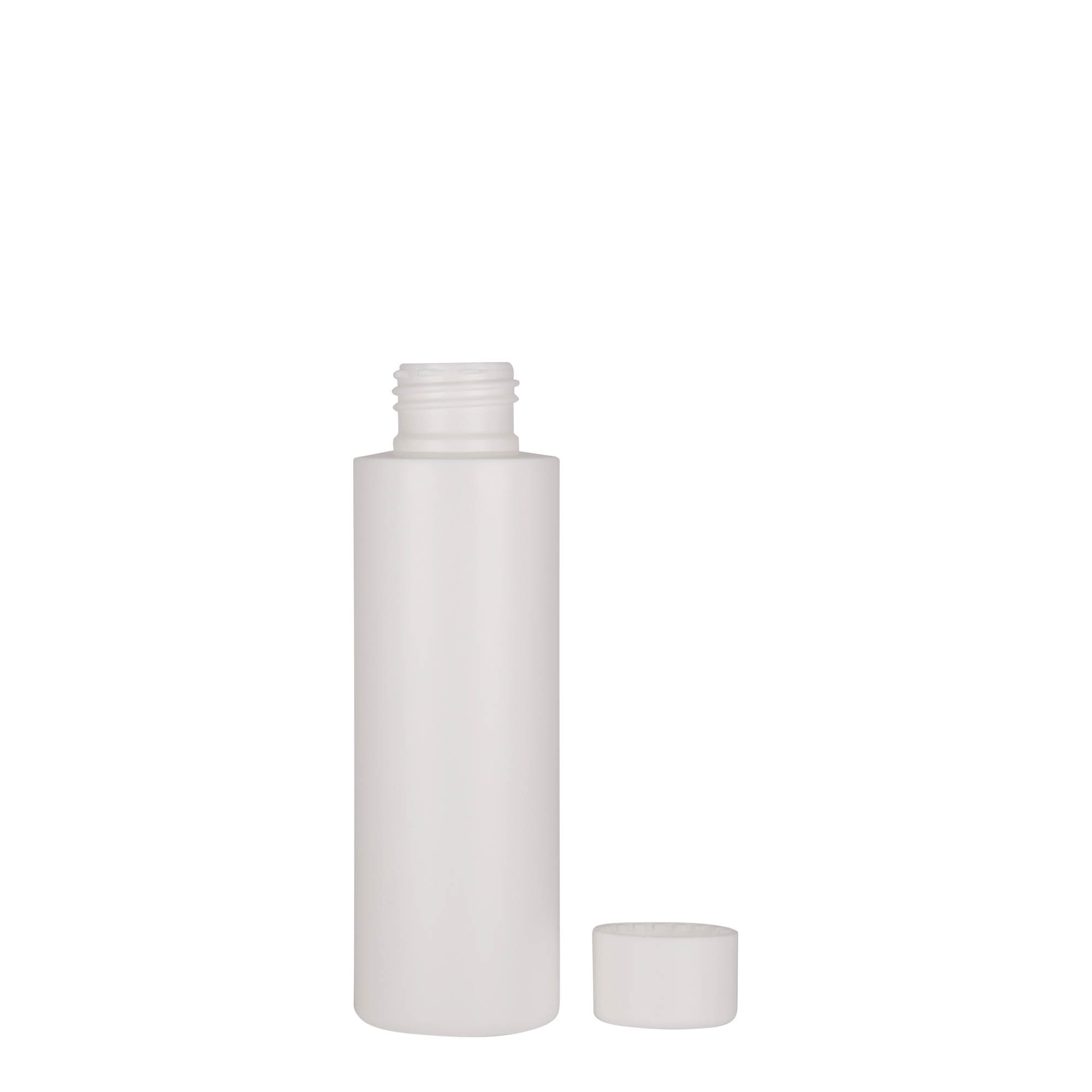 100 мл пластична шише „Pipe“, HDPE, бела, отворање: 24/410