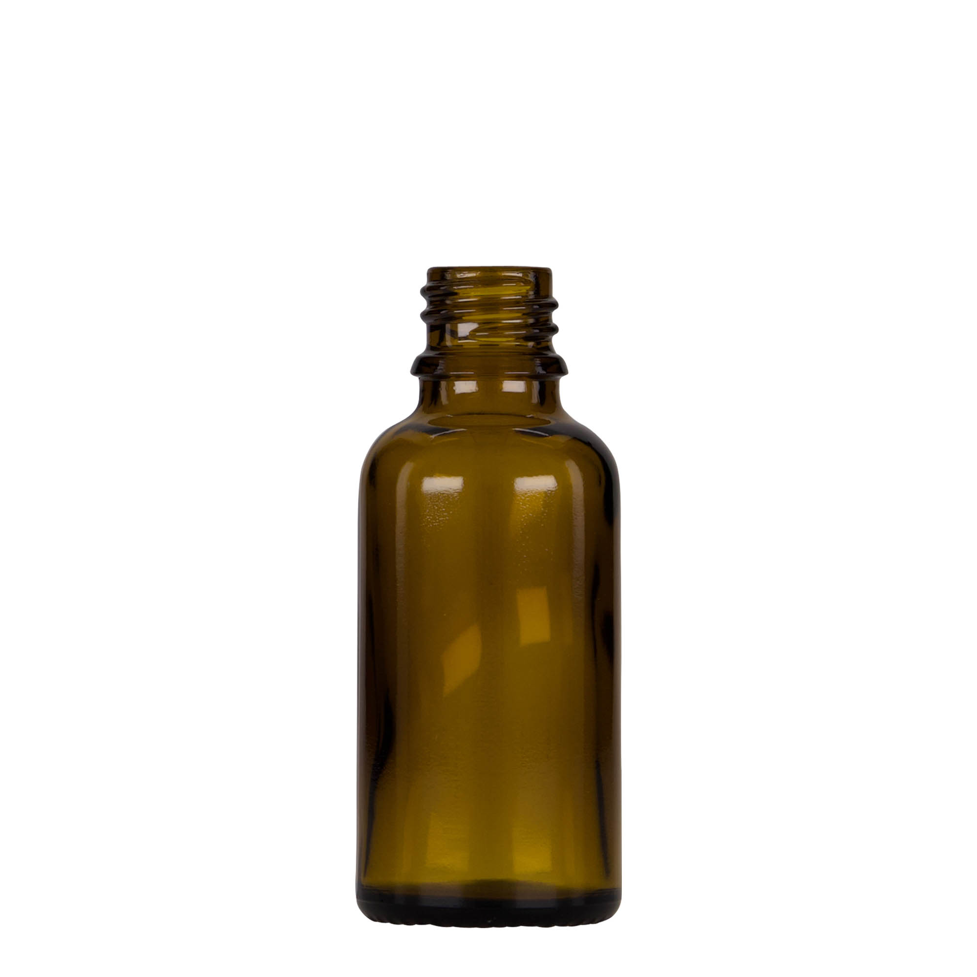 30 ml шишенце со пипета, медицинско, стаклено, кафеаво-црно, отворање: DIN 18