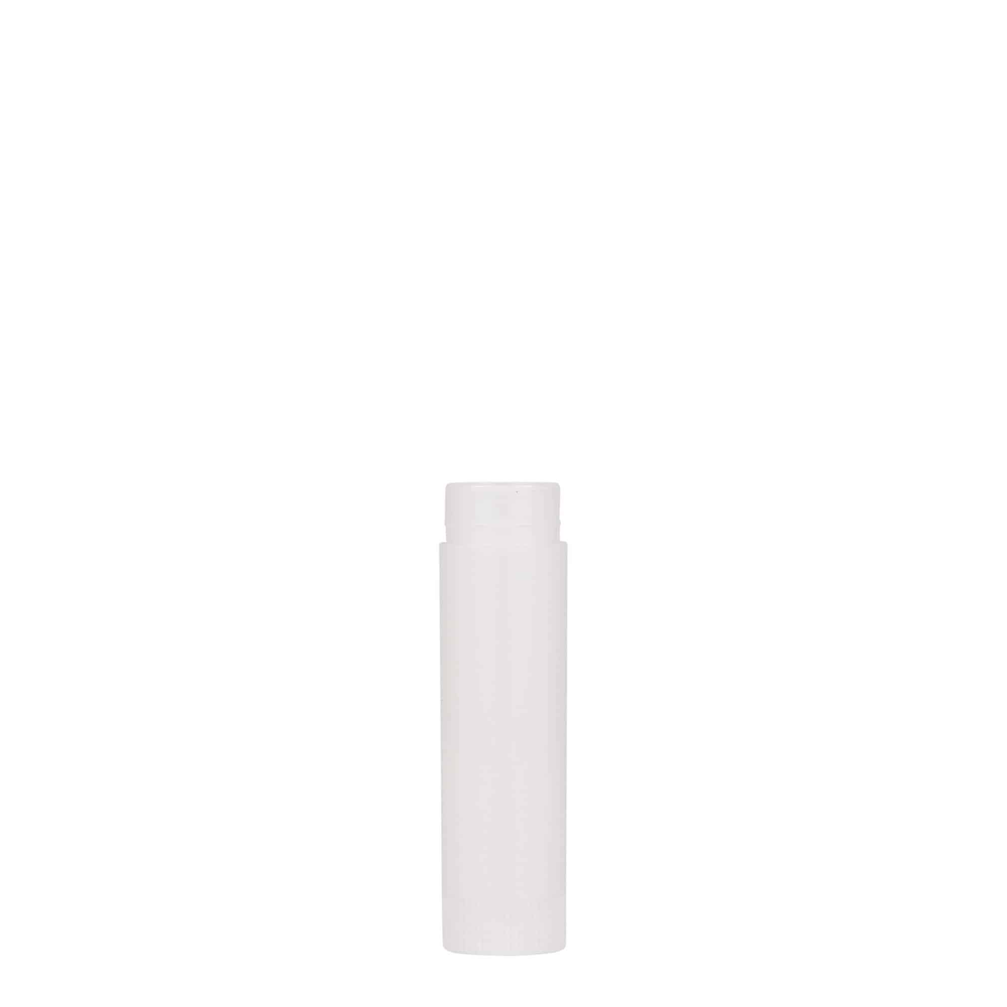 6 ml цевка за кармин, PP-пластика, бела