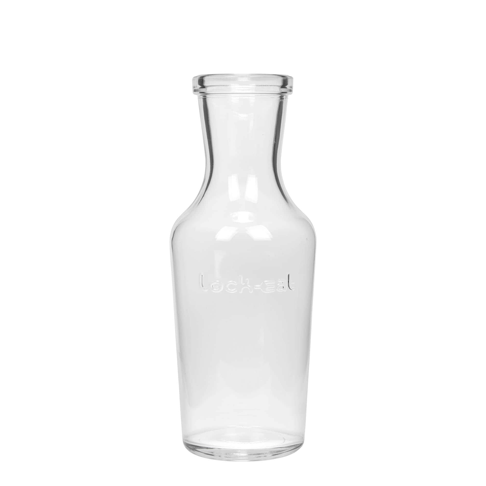 1.000 ml стаклена карафа „Lock-Eat“, отвор: жичен копчест затворач