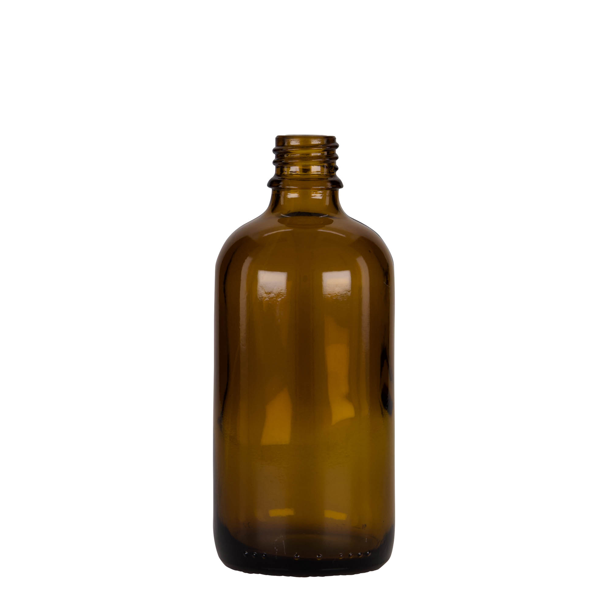 100 ml шишенце со пипета, медицинско, стаклено, кафеаво-црно, излез: DIN 18