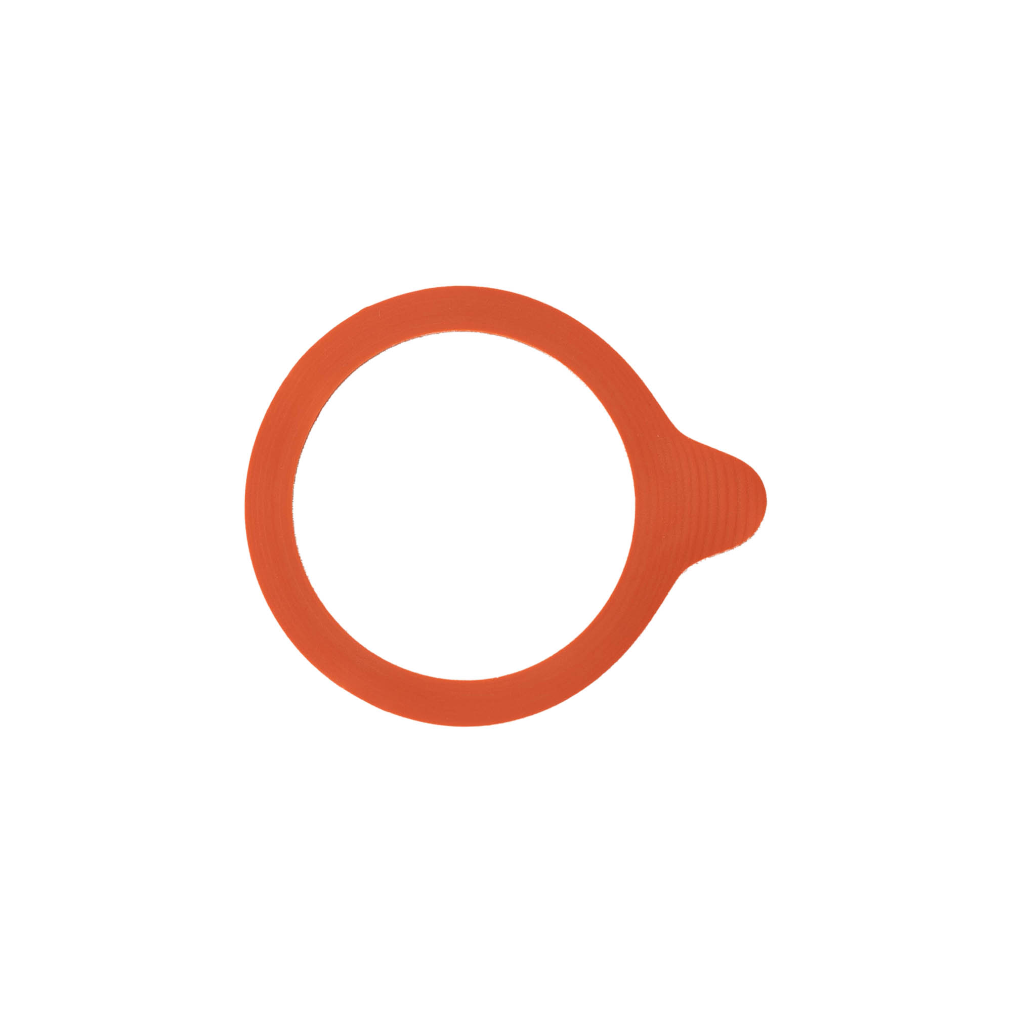 WECK-запечатувачки прстен RR60, црвен, отвор: кружен раб