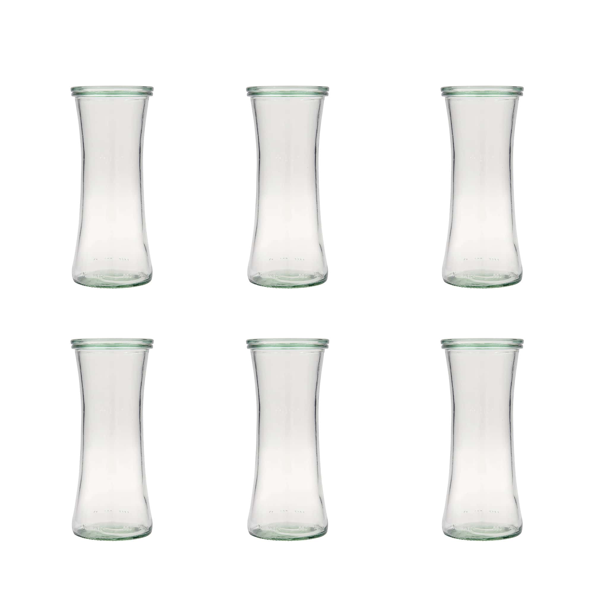 6x 730 ml WECK-гурме тегла со стаклен капак RR 80