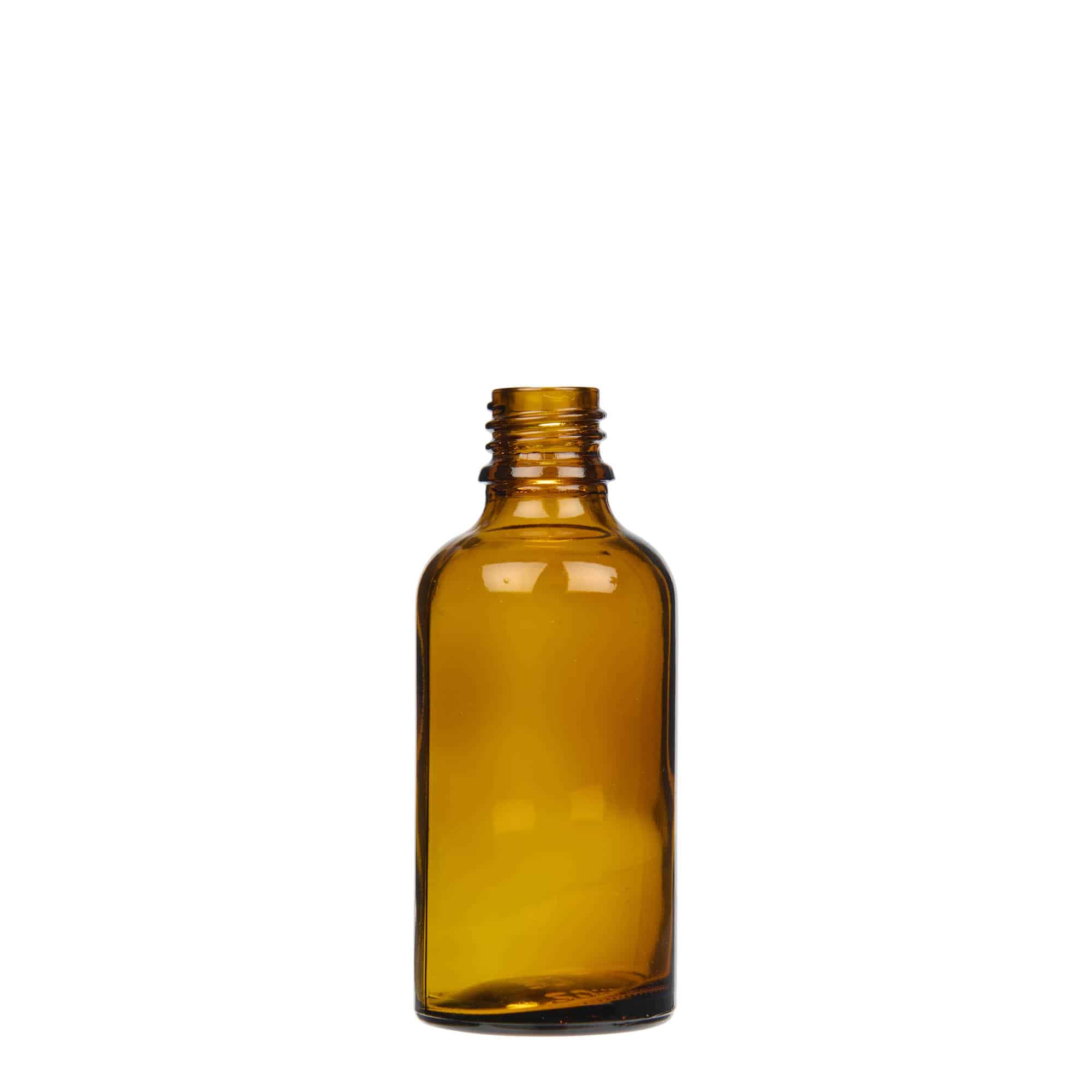 50 ml медицинска шприц-бутилка, стаклена, кафеава, отворање: DIN 18