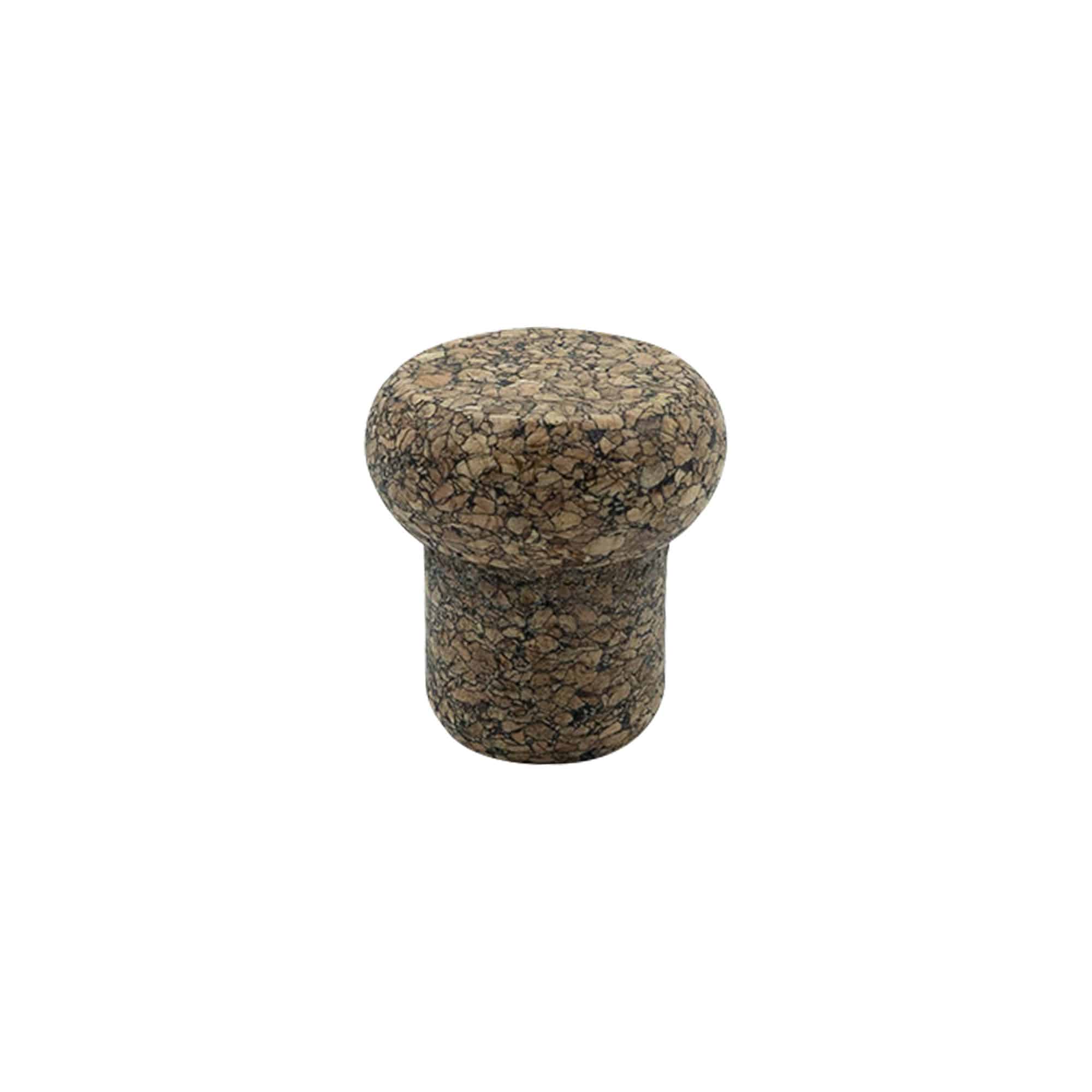 Рачка тапа 'Barrel' 22,5 mm, Corkcoal, за устие: тапка