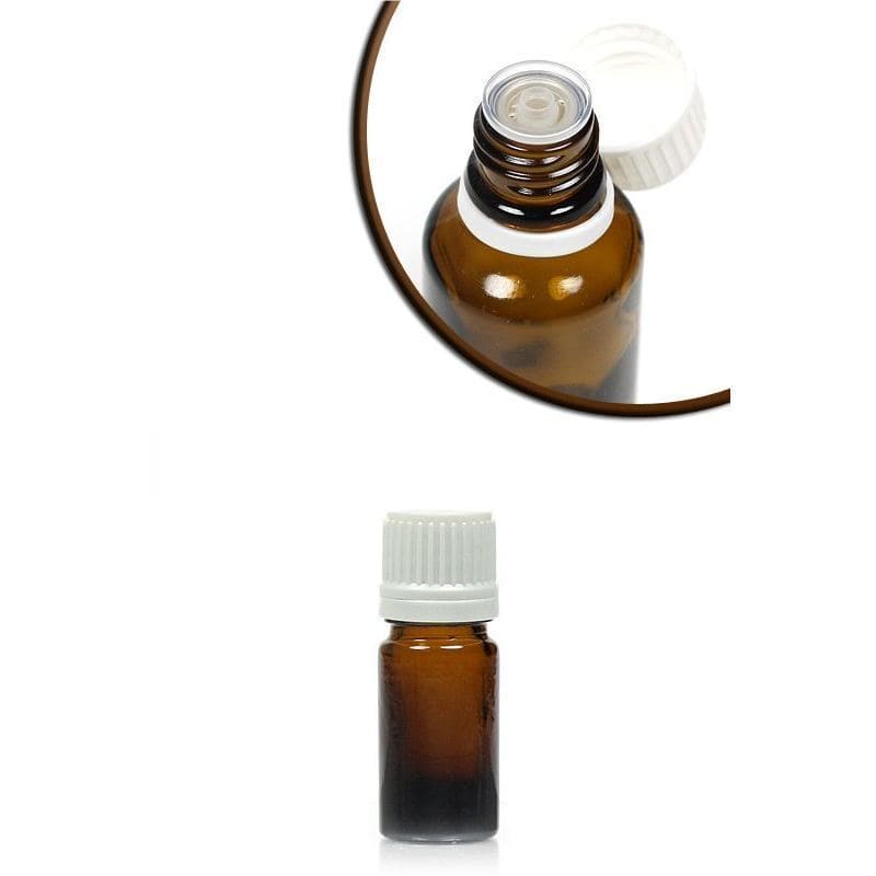 5 ml медицинска шишенце, стакло, кафеава, отвор: DIN 18
