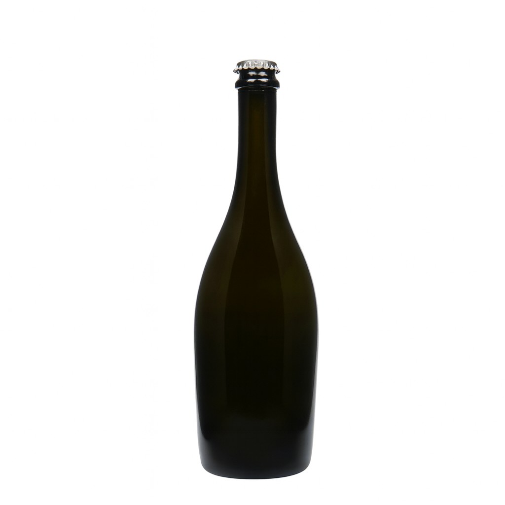 750 ml шишe шампањско 'Carmen', стакло, античнозелено, грло: капак за шише