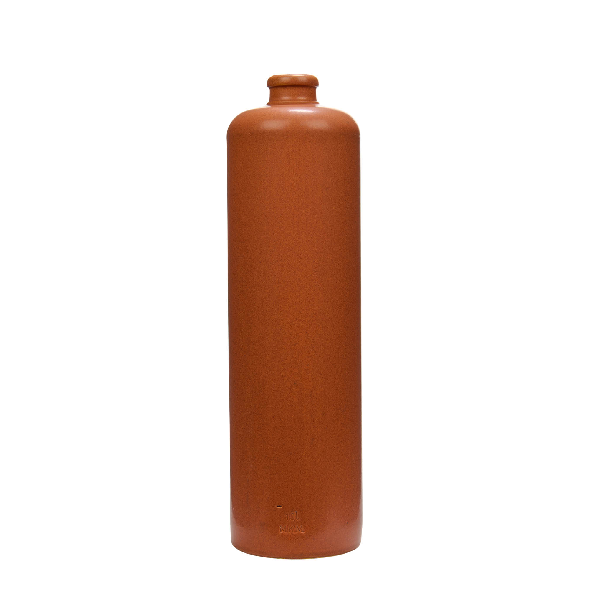 1.000 ml глинен сад, камено порцелан, црвено-кафеав, отворање: корк