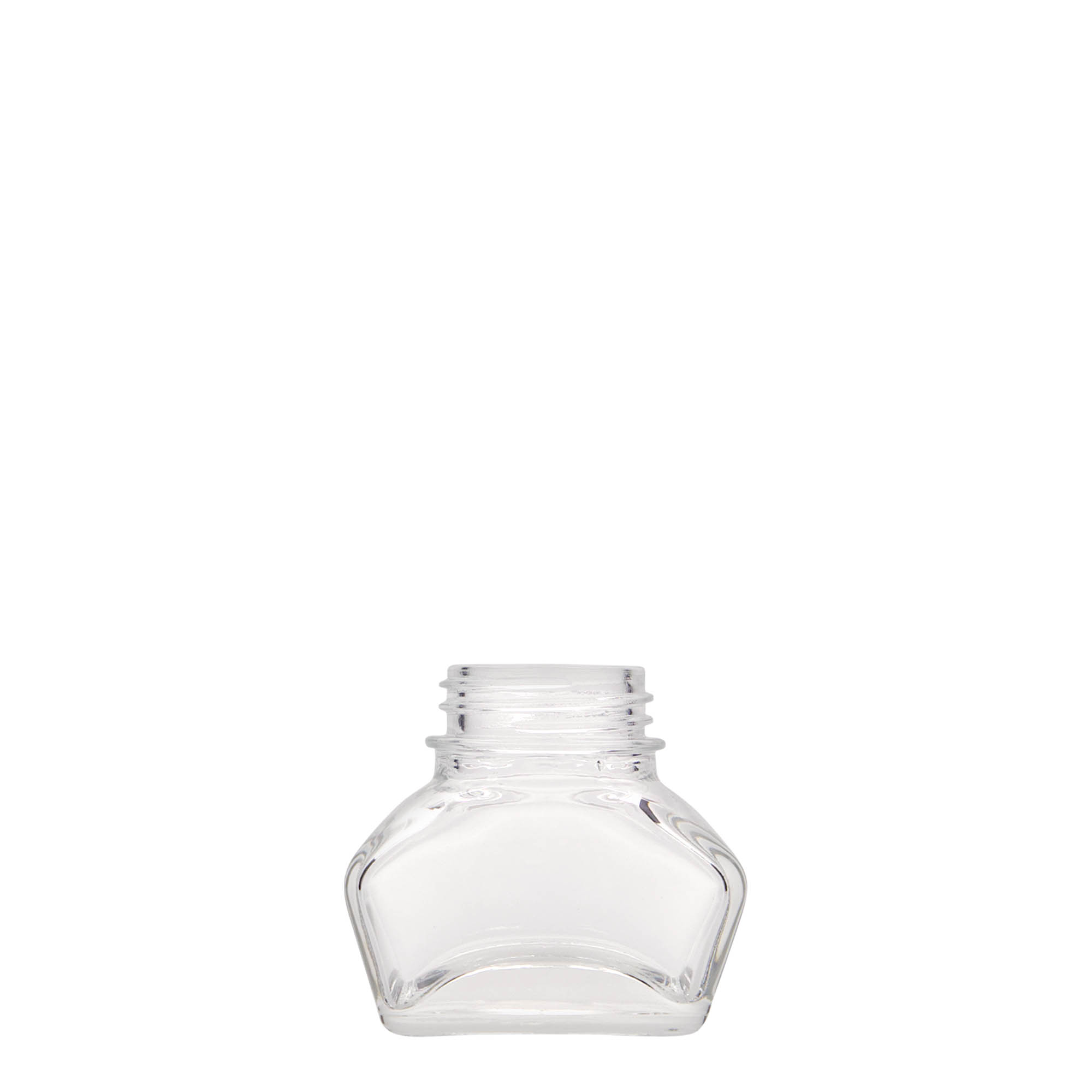 30 ml мастилница, правоаголна, отворање: навојна капа