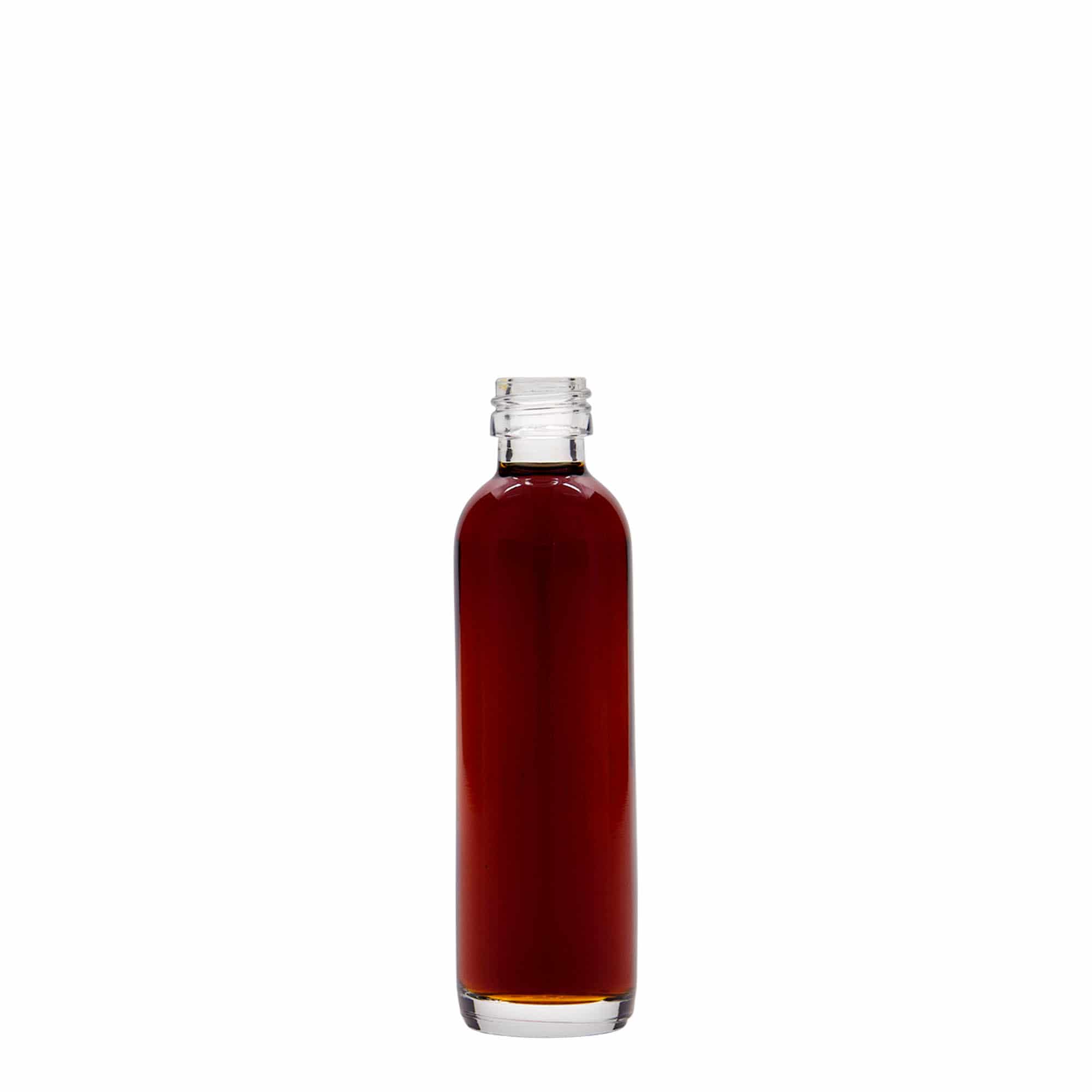 40 ml кругла шише, стакло, отворање: PP 18