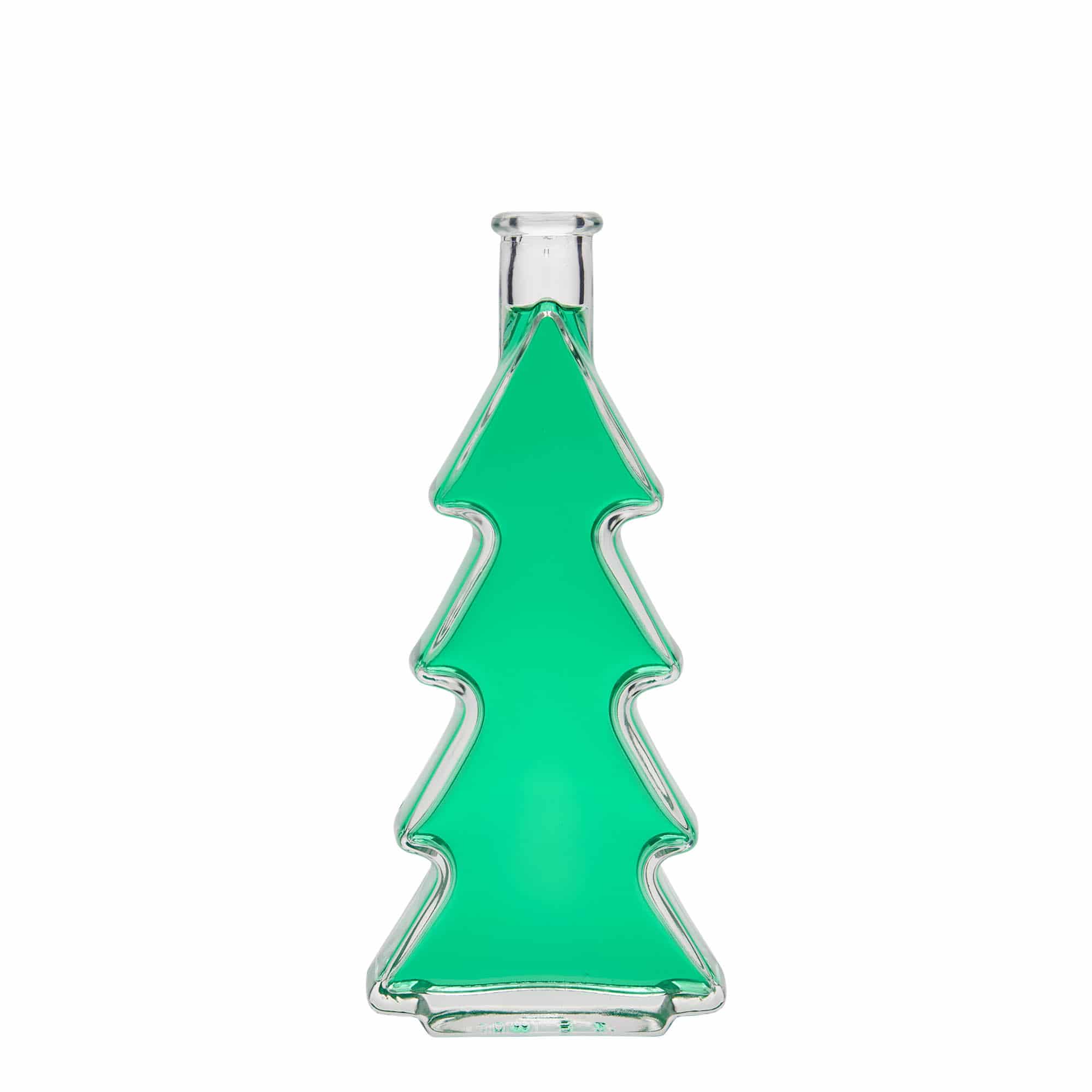 200 ml стаклена шише „Божикно дрво“, отворање: корк