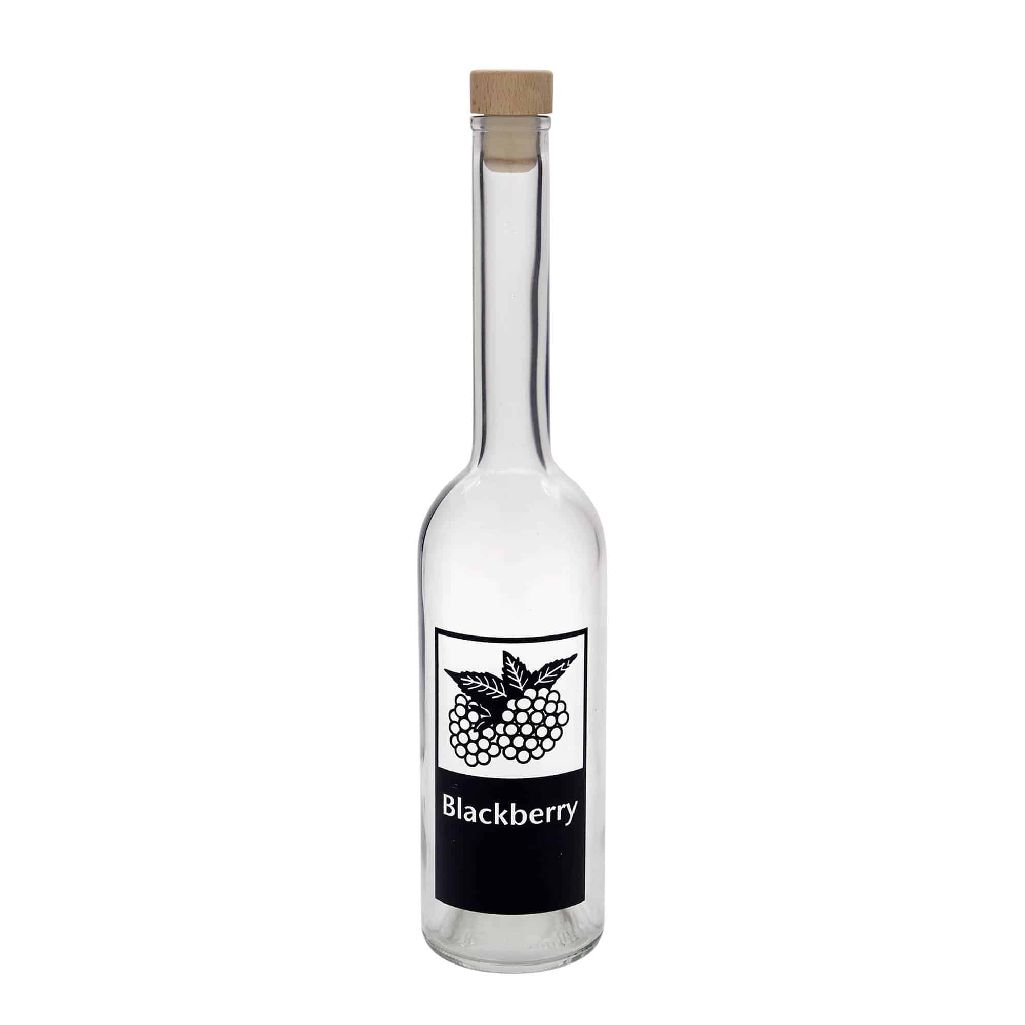 500 ml стаклена шише „Опера“, мотив: Къпина, отвор: корк