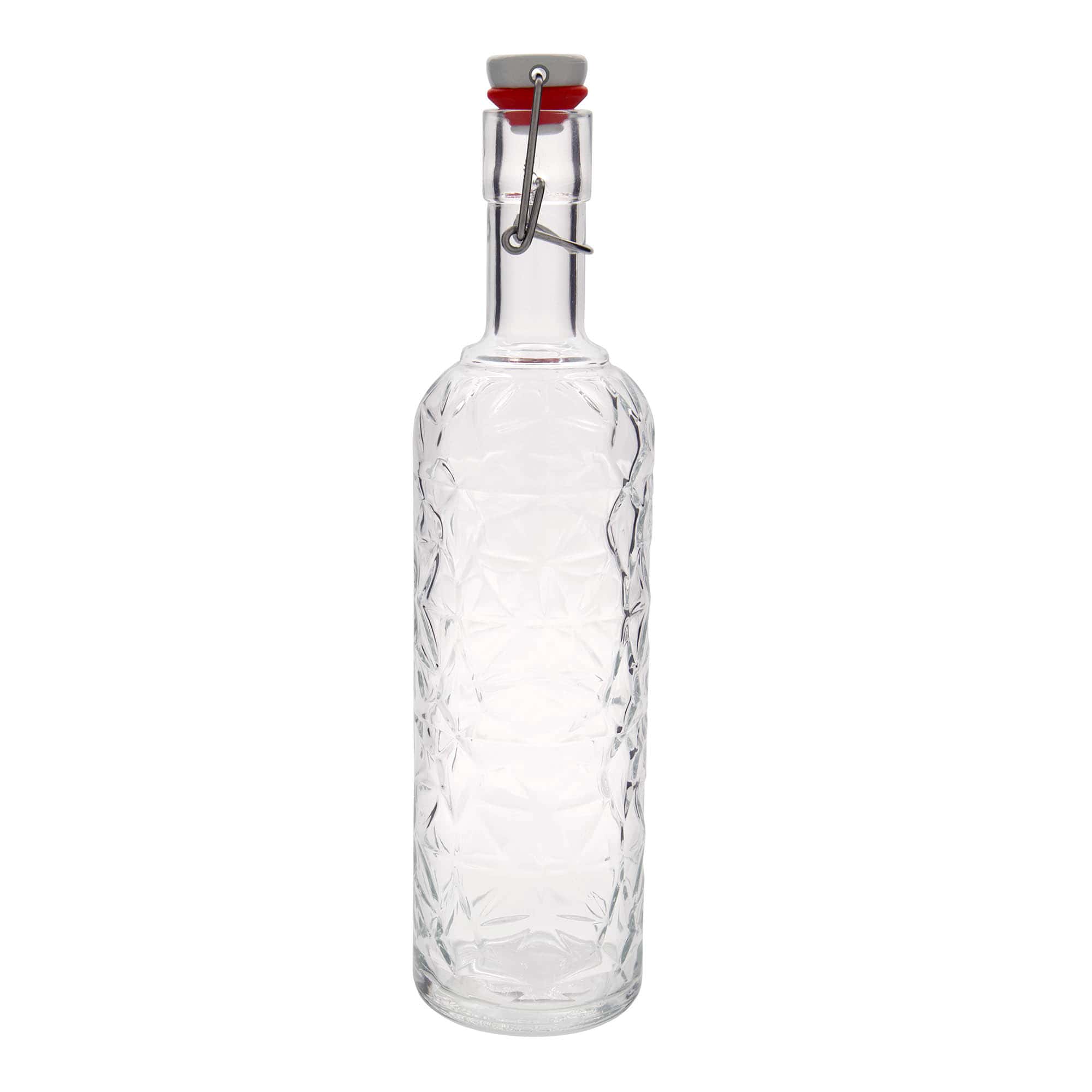 1.000 ml стаклена шише „Oriente“, отворање: затворач со шарка
