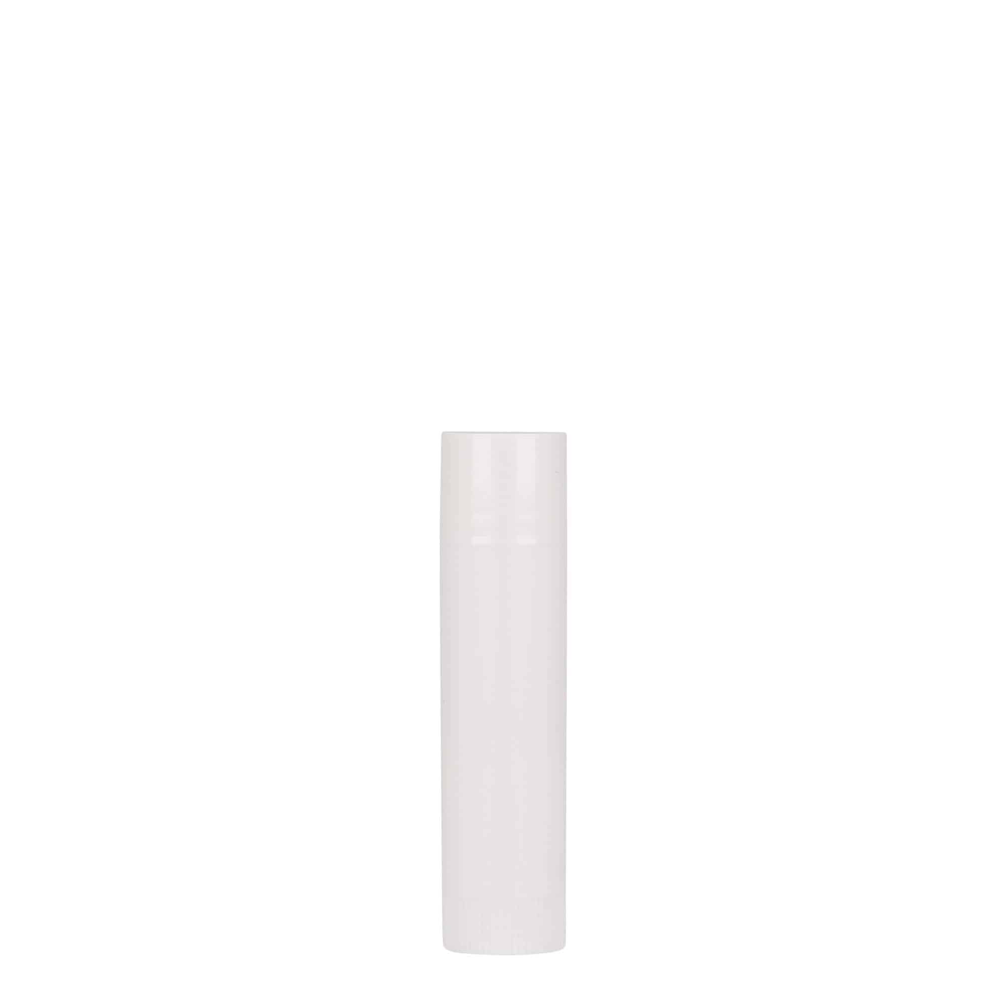 6 ml цевка за кармин, PP-пластика, бела