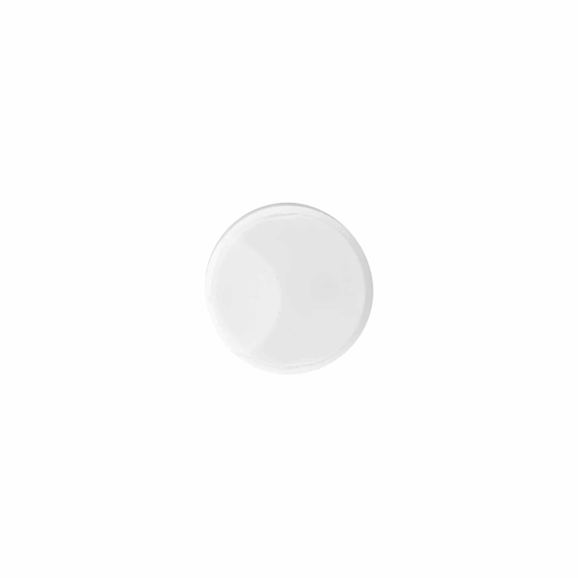 Винт за затворање Disc Top, PP-пластика, бел, за отвор: 24/410
