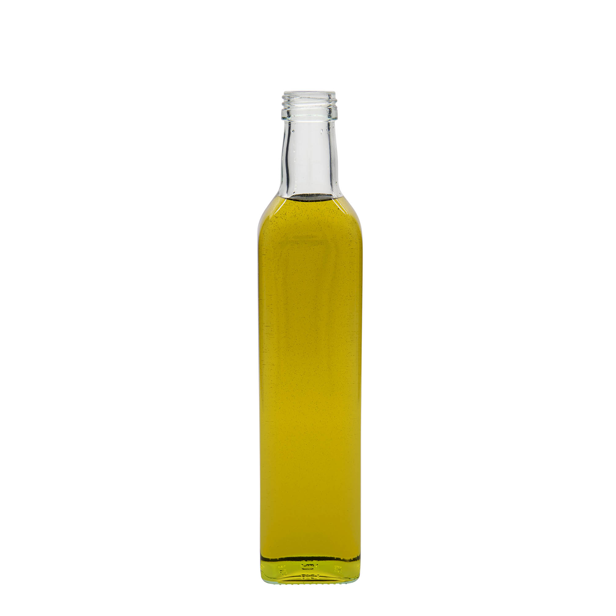 500 ml стаклена шише „Marasca“, квадратна, отвор: PP 31,5