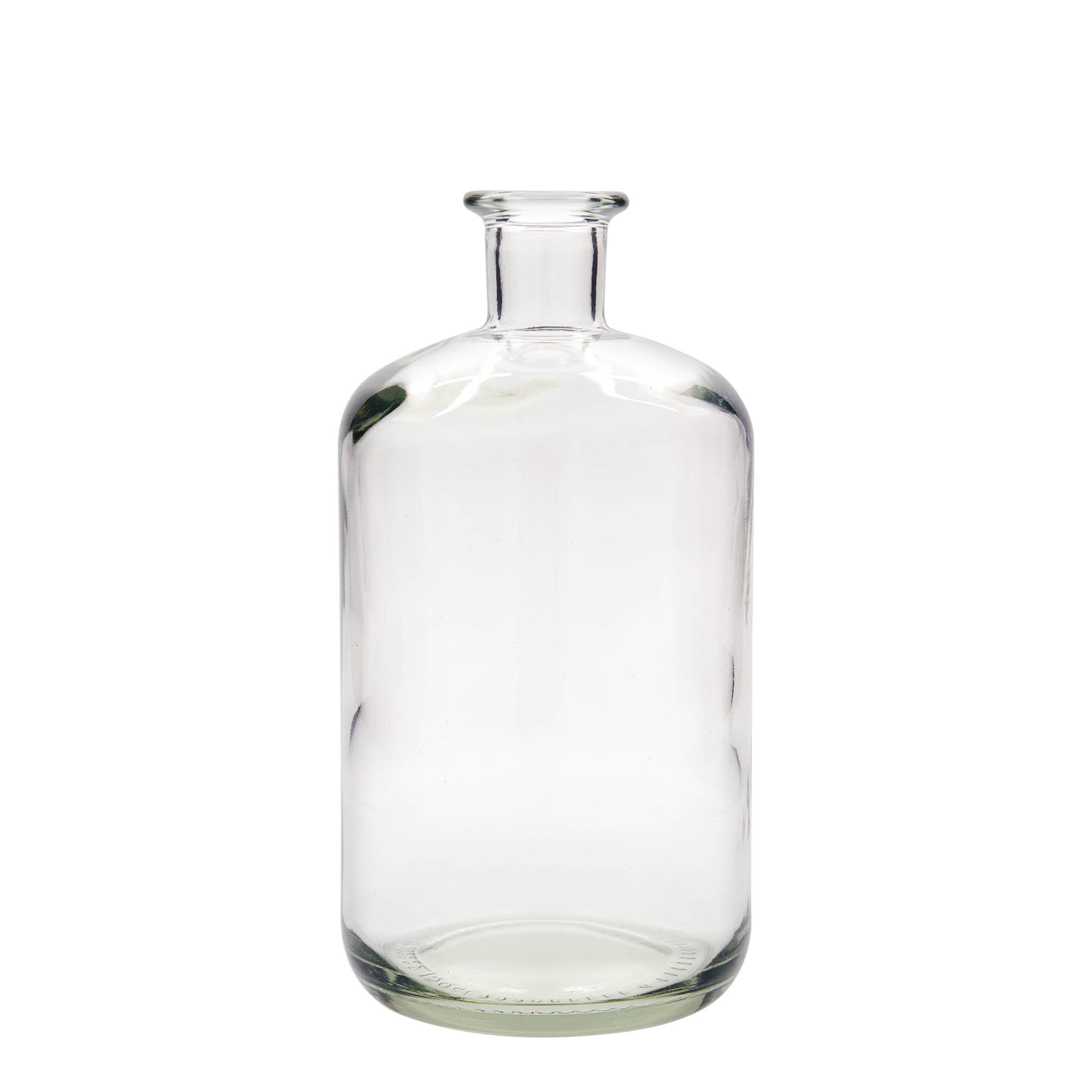 1.500 ml стаклена апотекарска шише, отвор: корк