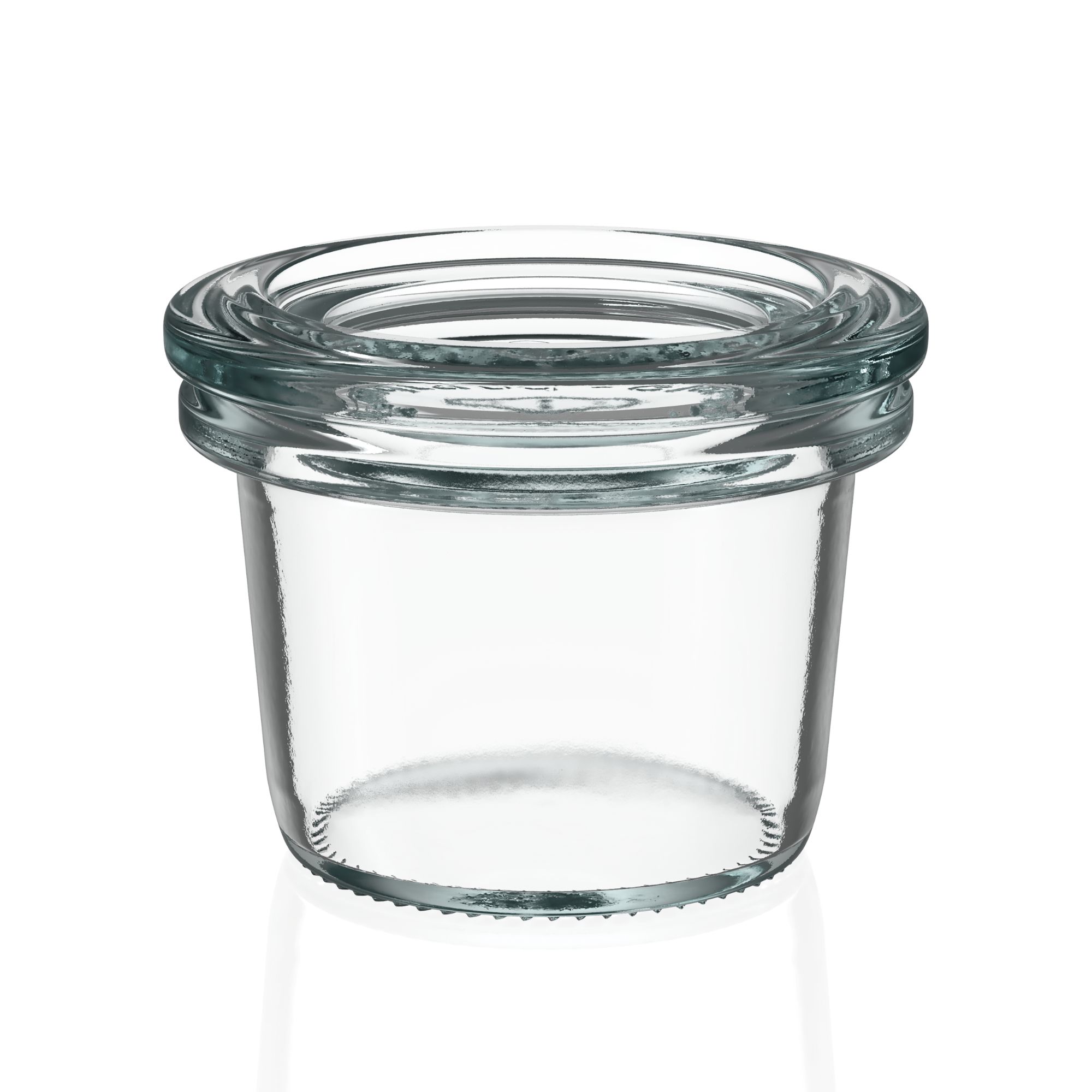 12x 35 ml WECK-стаклен сад со широк отвор со стаклен капак RR 40