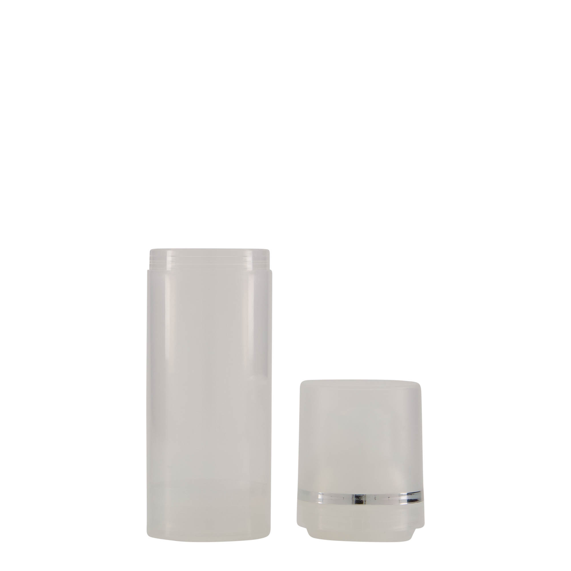 50 ml Airless дозер „Mezzo“, PP-пластика, природна боја