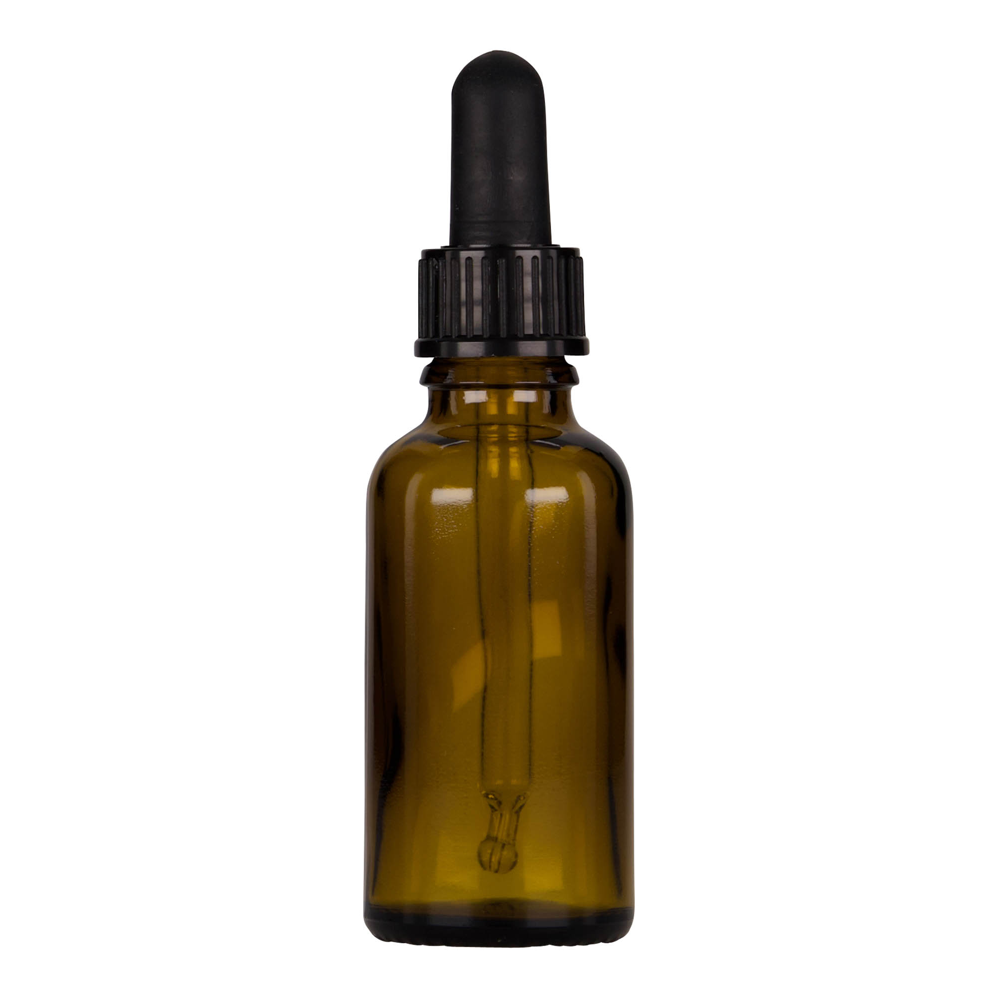 30 ml шишенце со пипета, медицинско, стаклено, кафеаво-црно, отворање: DIN 18