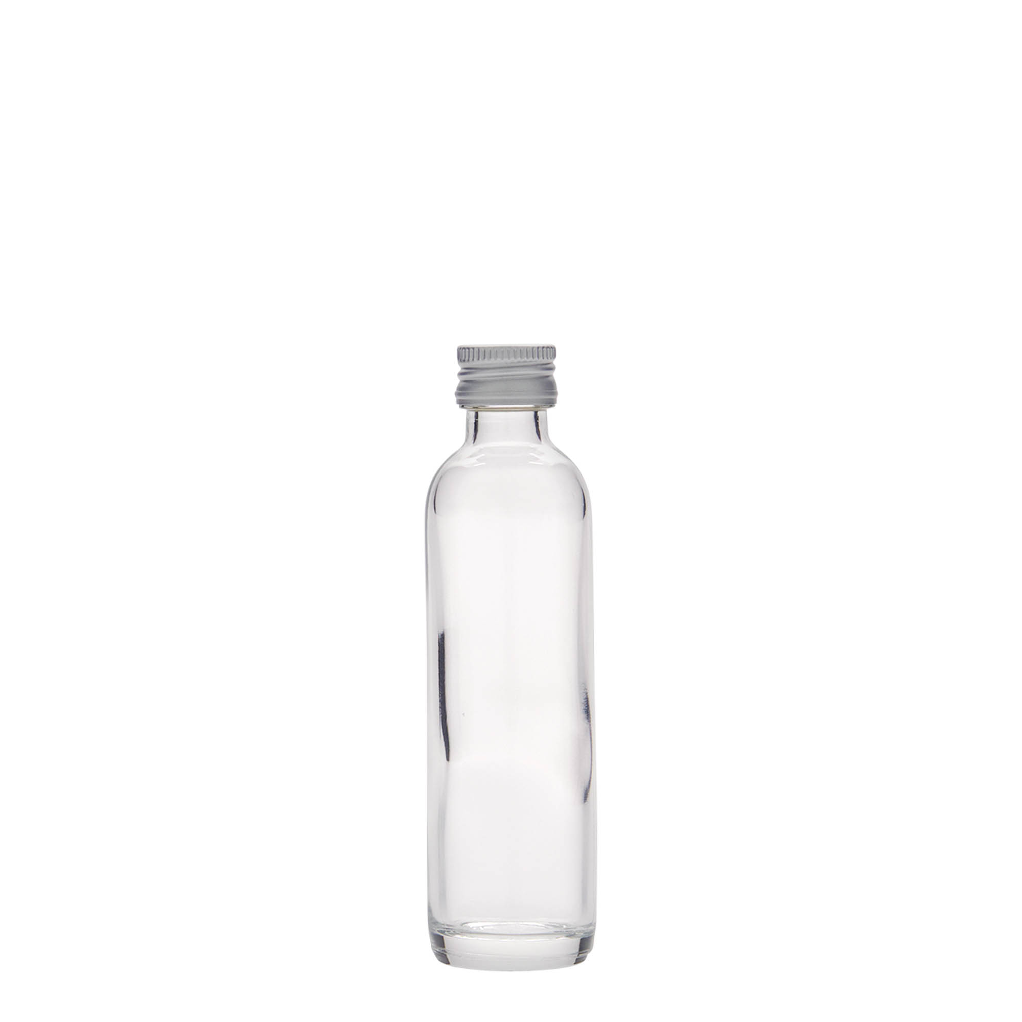 40 ml кругла шише, стакло, отворање: PP 18