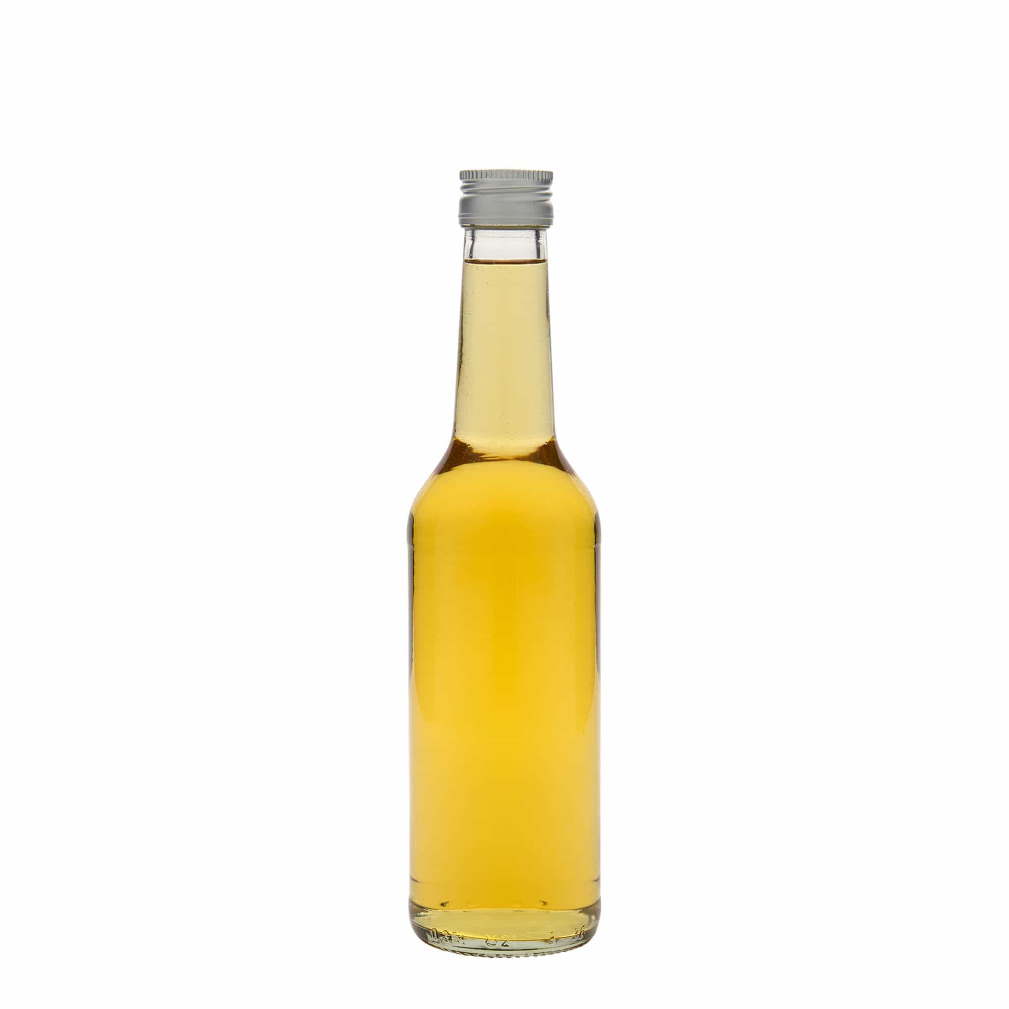 350 ml стаклена шише со прав врат, отворање: PP 28