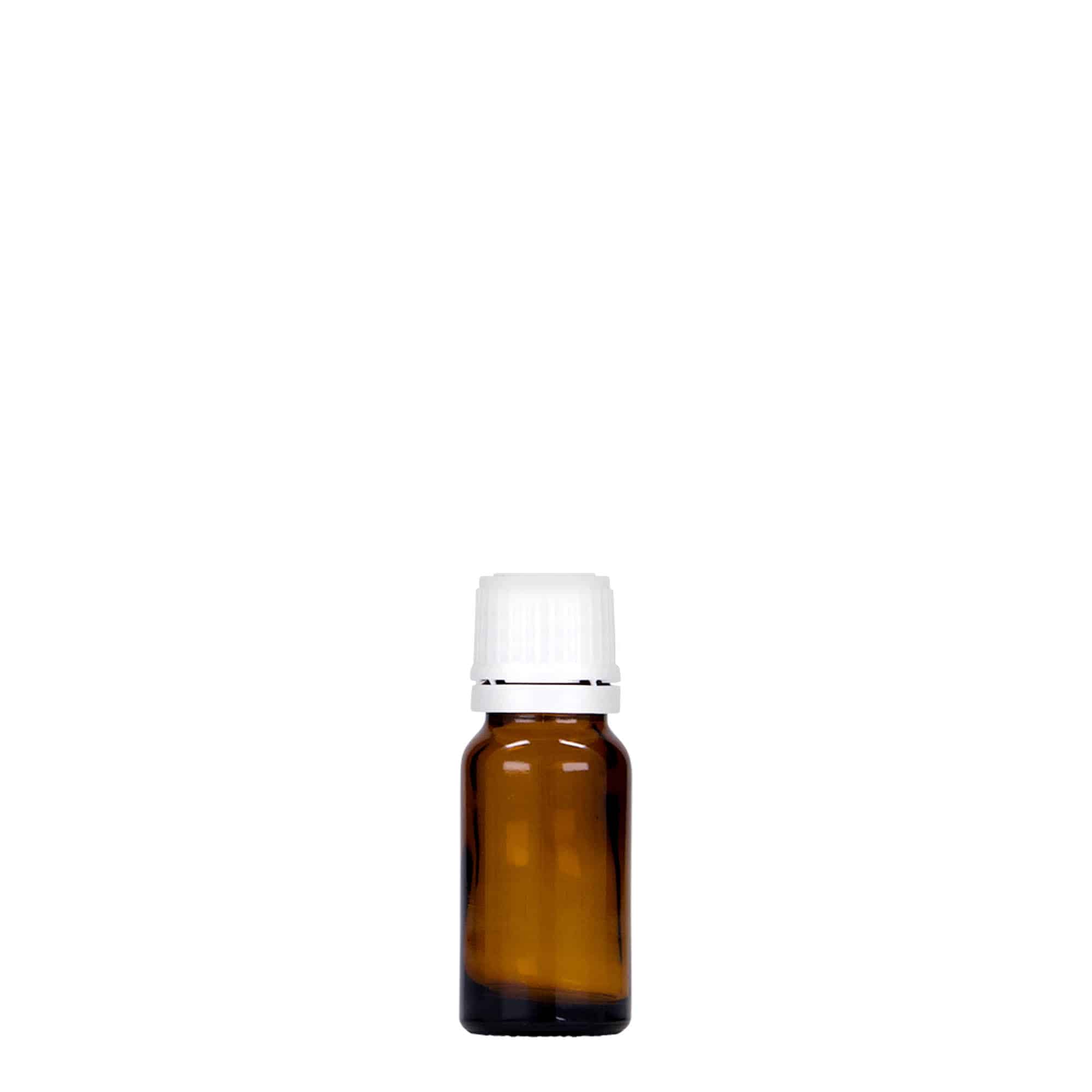 10 ml медицинска шишенце, стакло, кафеава, отвор: DIN 18
