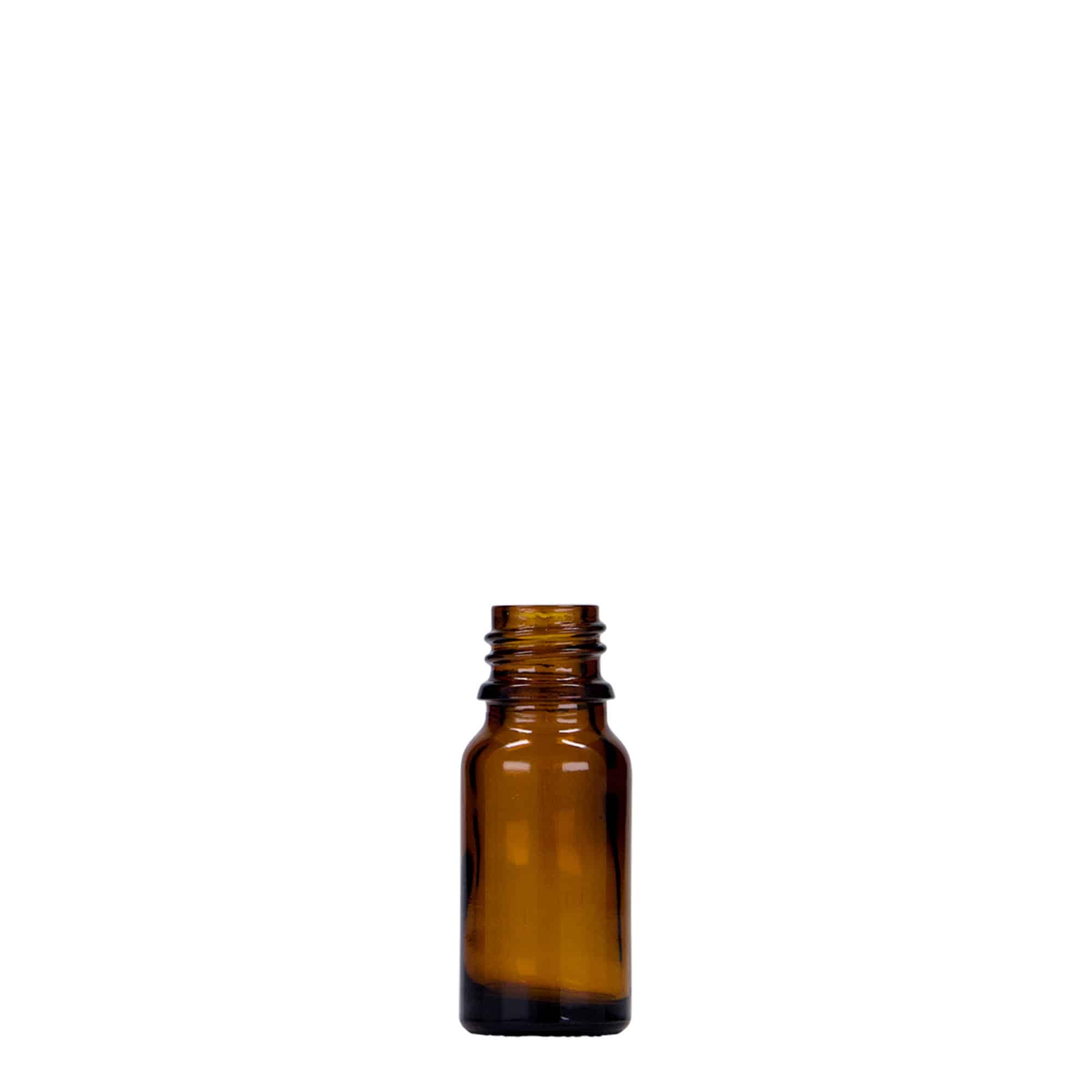 10 ml медицинска шишенце, стакло, кафеава, отвор: DIN 18