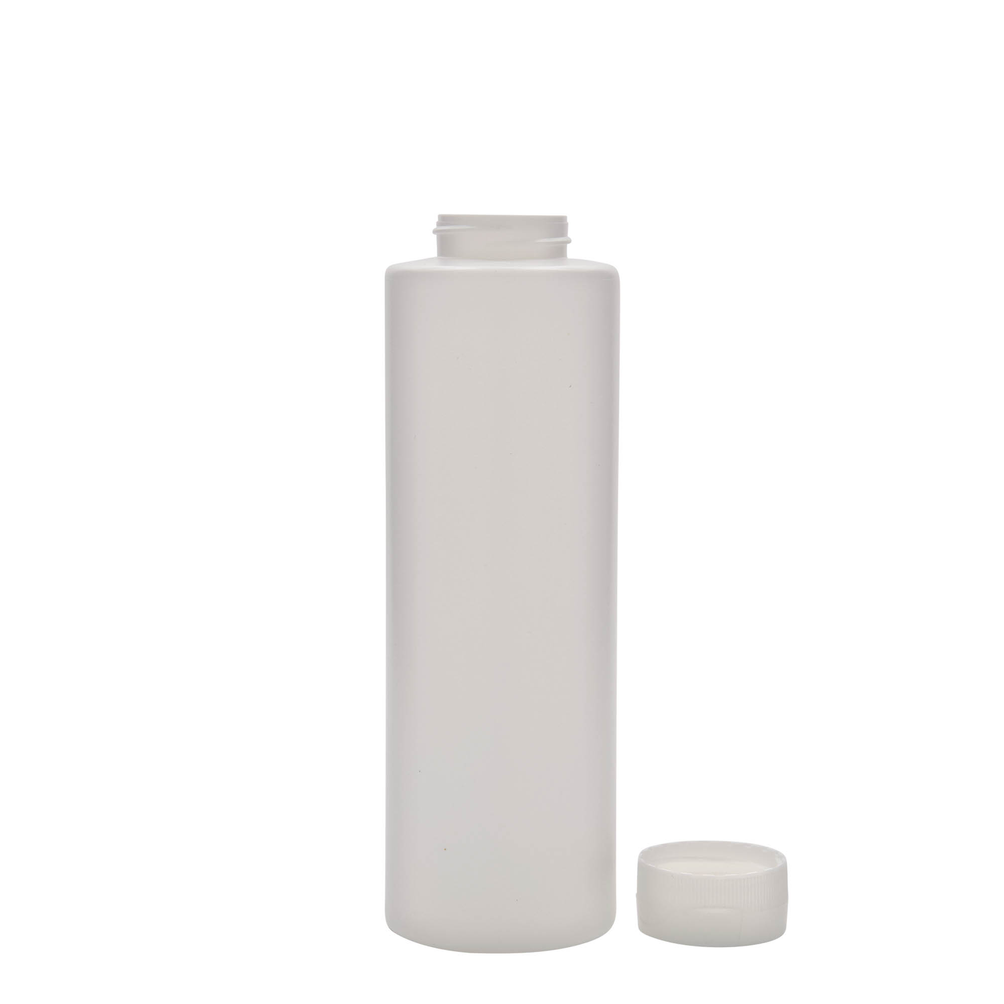 500 ml шише за сос, LDPE пластика, бело, отвор: 38/400