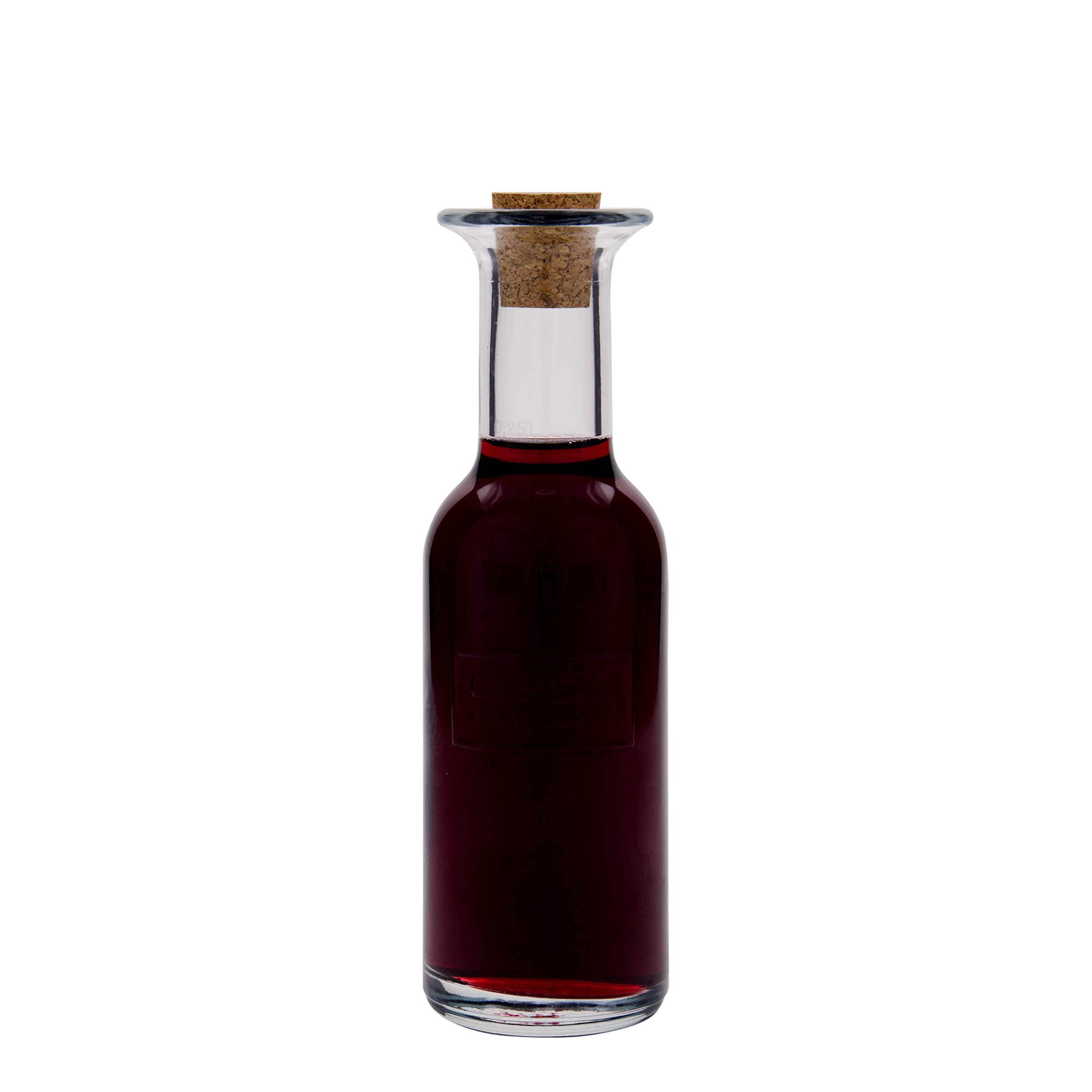 250 мл стаклена шише „Optima Fine Wine“, отворање: корк