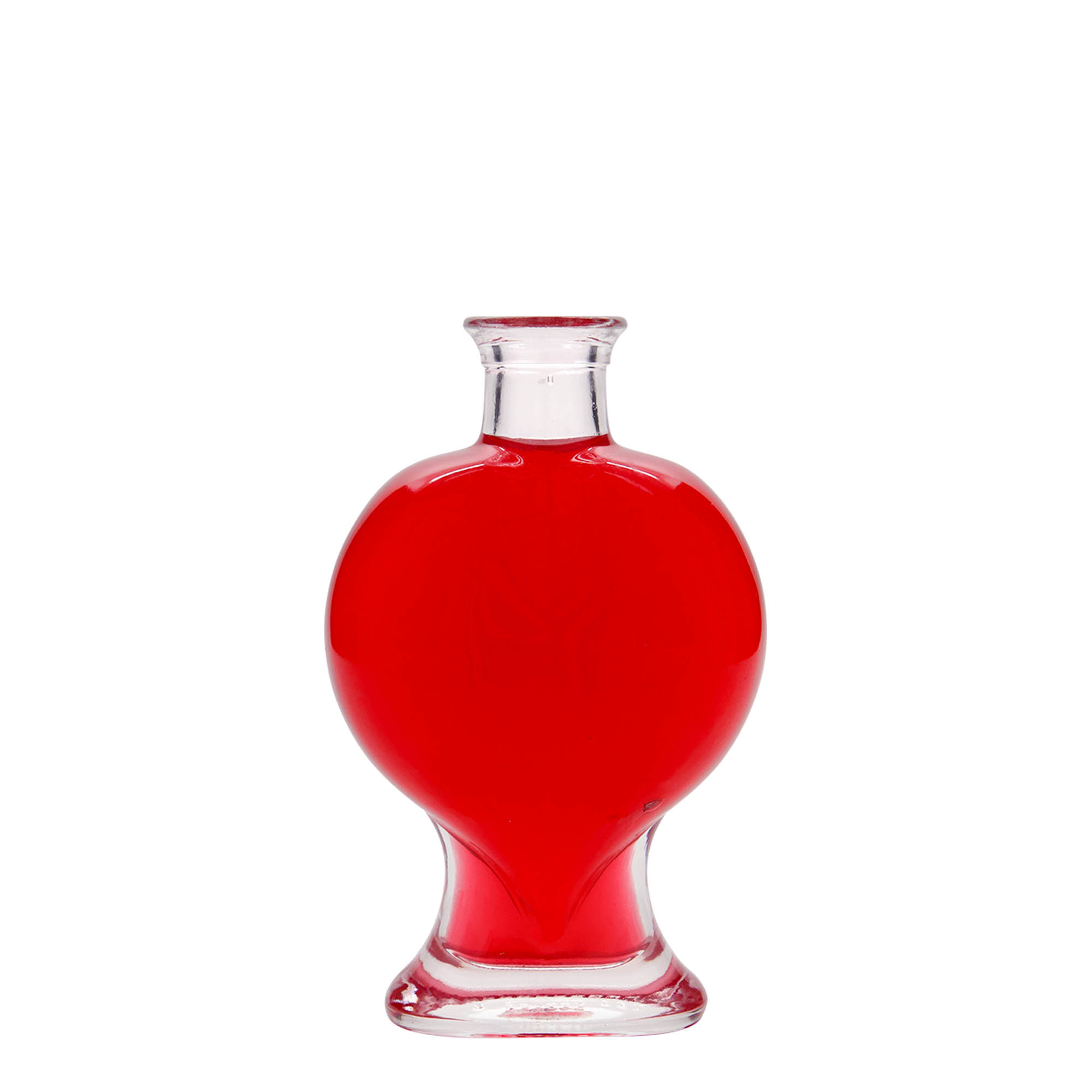 200 ml стаклена шише „Срце“, отворање: корк