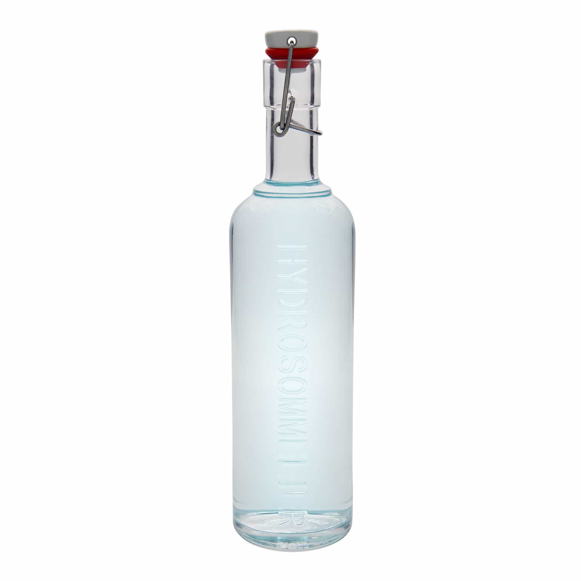 1.000 ml стаклена шише „Optima Hydrosommelier“, отворање: затворач со копча
