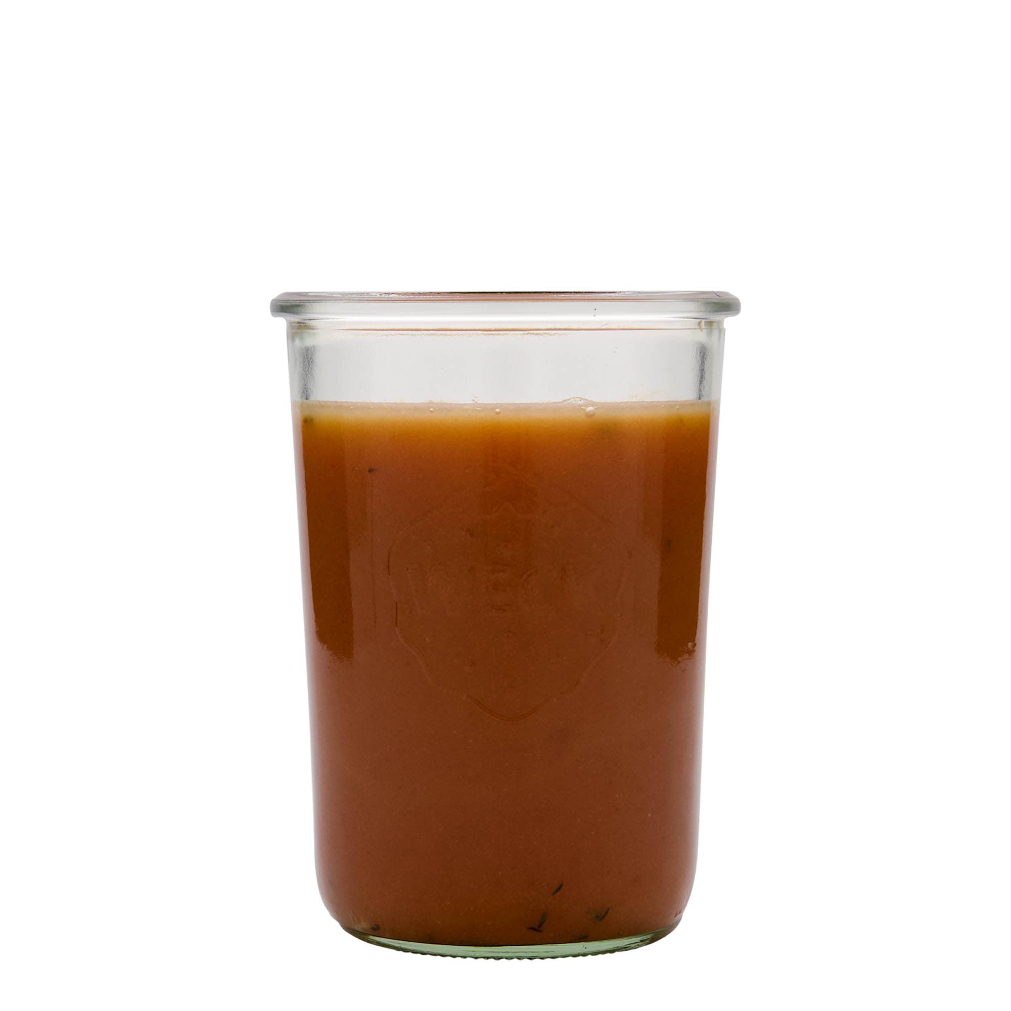 850 ml WECK тегла со превртена уста, отвор: заоблен раб