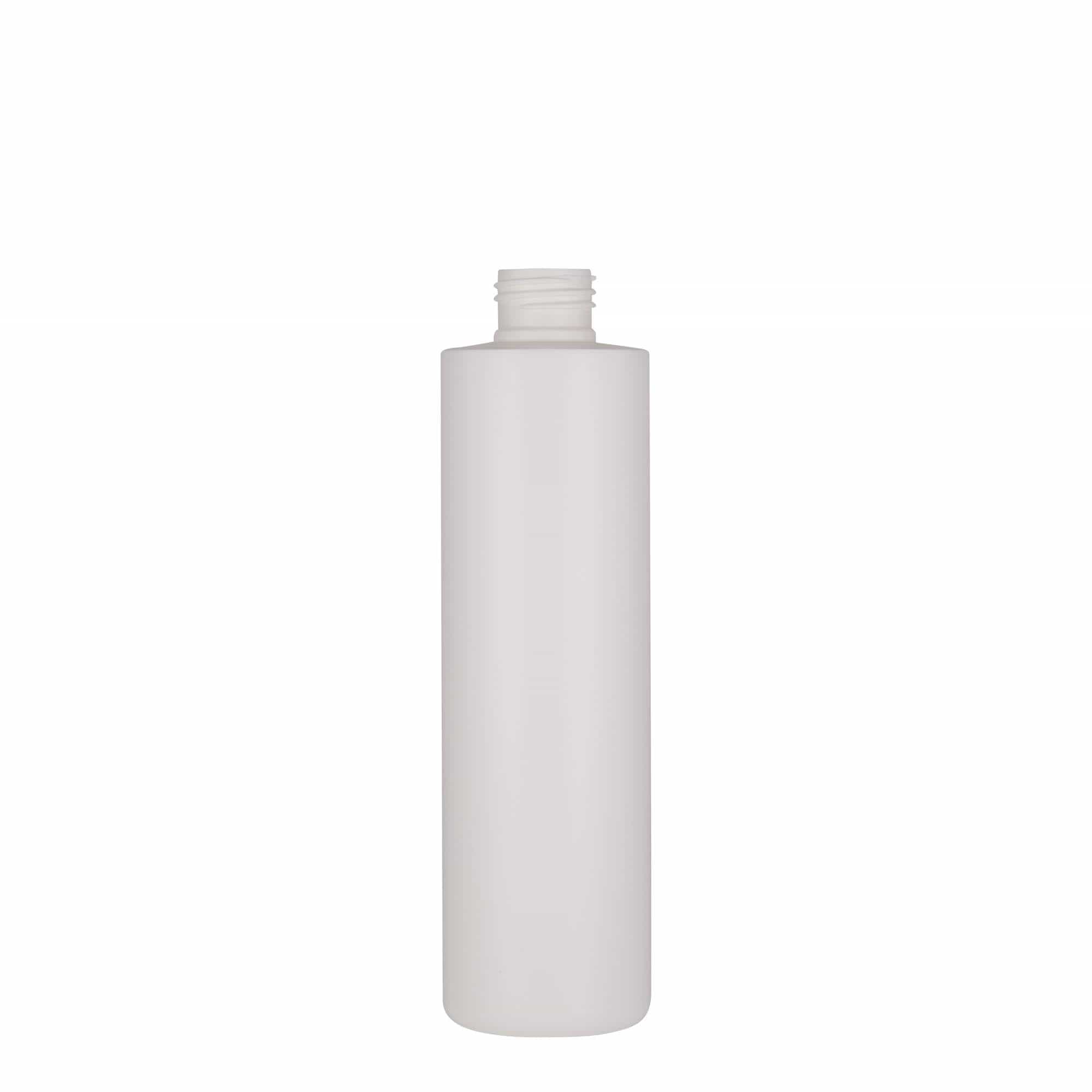 250 мл пластична шише „Pipe“, HDPE, бела, отвор: 24/410