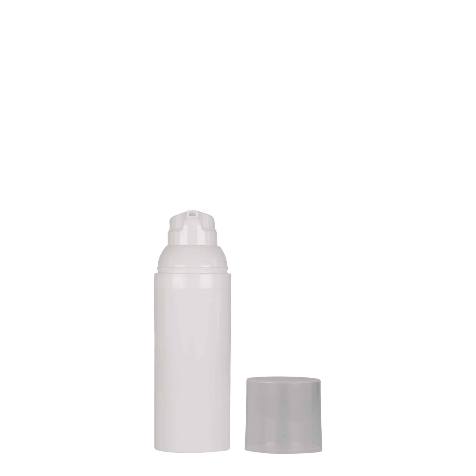 50 ml Airless диспенсер „Mezzo“, PP-пластика, бела